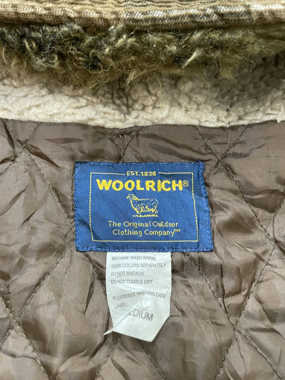 Japanese Brand 2000s Woolrich Brown Checkered Hooded Jacket Workwear Style Size US M / EU 48-50 / 2 - 6 Thumbnail