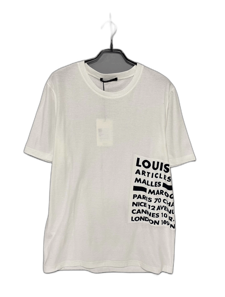 Louis Vuitton Louis Vuitton Logo Short Sleeve T-Shirt-yf Size US XXL / EU 58 / 5 - 1 Thumbnail