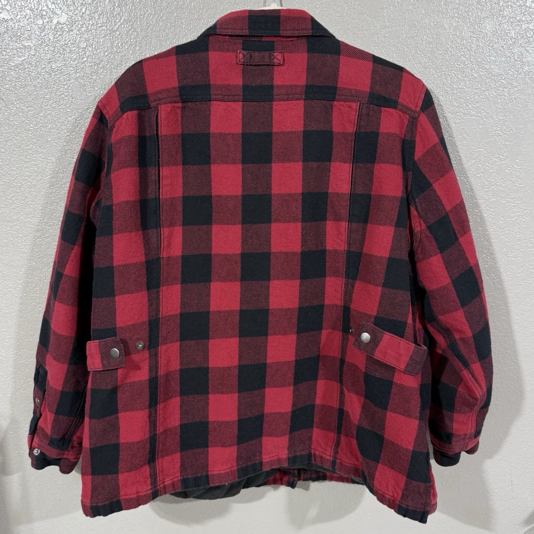 CO DULUTH Flapjack Flannel Jacket Womens 2XL Buffalo Plaid Quilted Red Buffalo Plaid Jacket Womens 2XL Red Quilted Flannel Jacket Size XXL / US 16-18 / IT 52-54 - 6 Thumbnail
