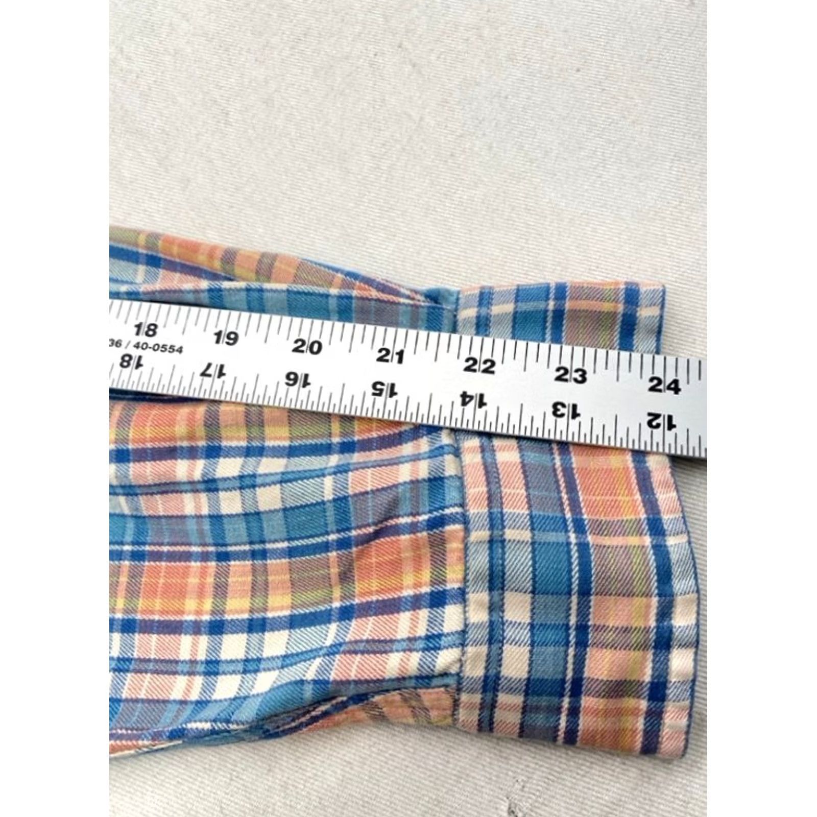 Ralph Lauren Ralph Lauren Blake Long Sleeve Button-Up Mens XL Plaid Shirt Cotton Multicolor 3609 Size US XL / EU 56 / 4 - 8 Thumbnail