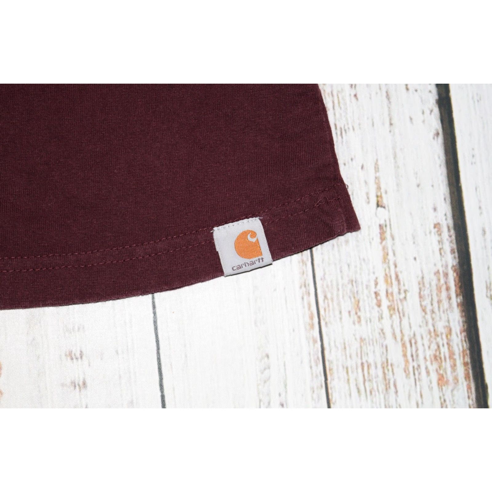 Carhartt Carhartt T-Shirt Mens 3XLT Maroon Graphic Spellout Long Sleeve Tee Work Shirt Size US XXL / EU 58 / 5 - 3 Thumbnail