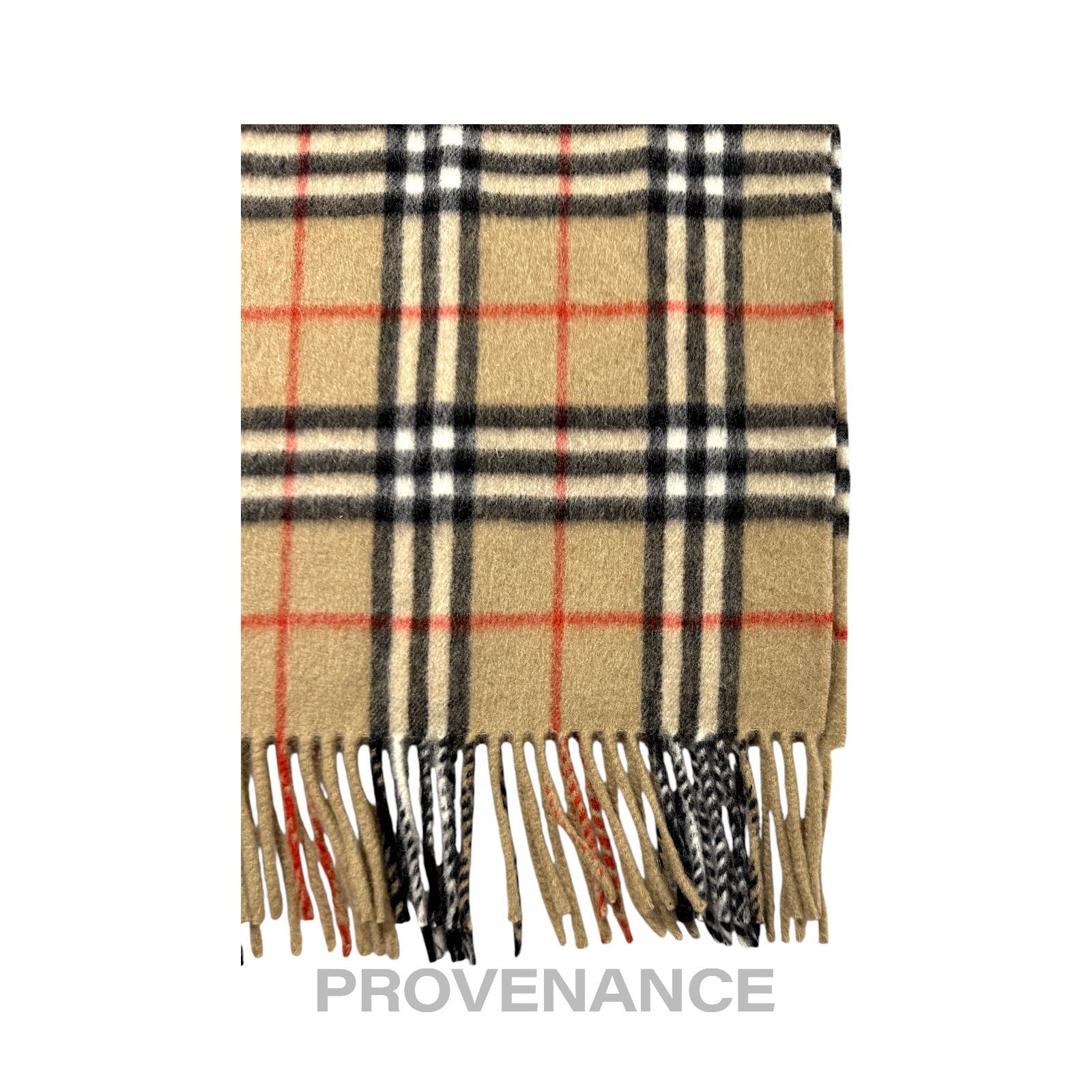Burberry 🔴 Vintage Burberrys Scarf Nova Check 100% PURE CASHMERE Size ONE SIZE - 7 Thumbnail