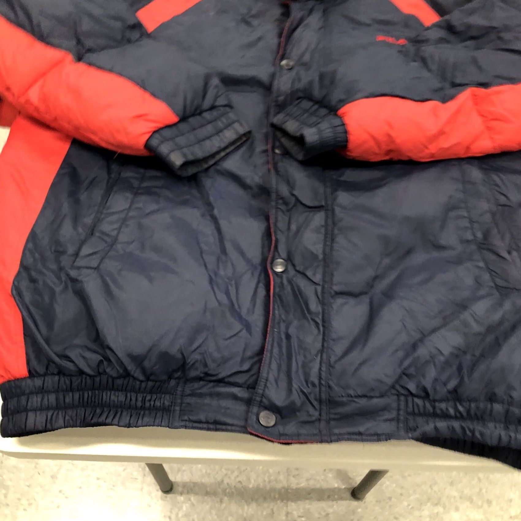 Fila VINTAGE Fila Puffer Jacket Down Waterfowl Filled Blue/Red Men’s XXL Size Puffer Waterfowl Look Mens Size US XXL / EU 58 / 5 - 4 Thumbnail