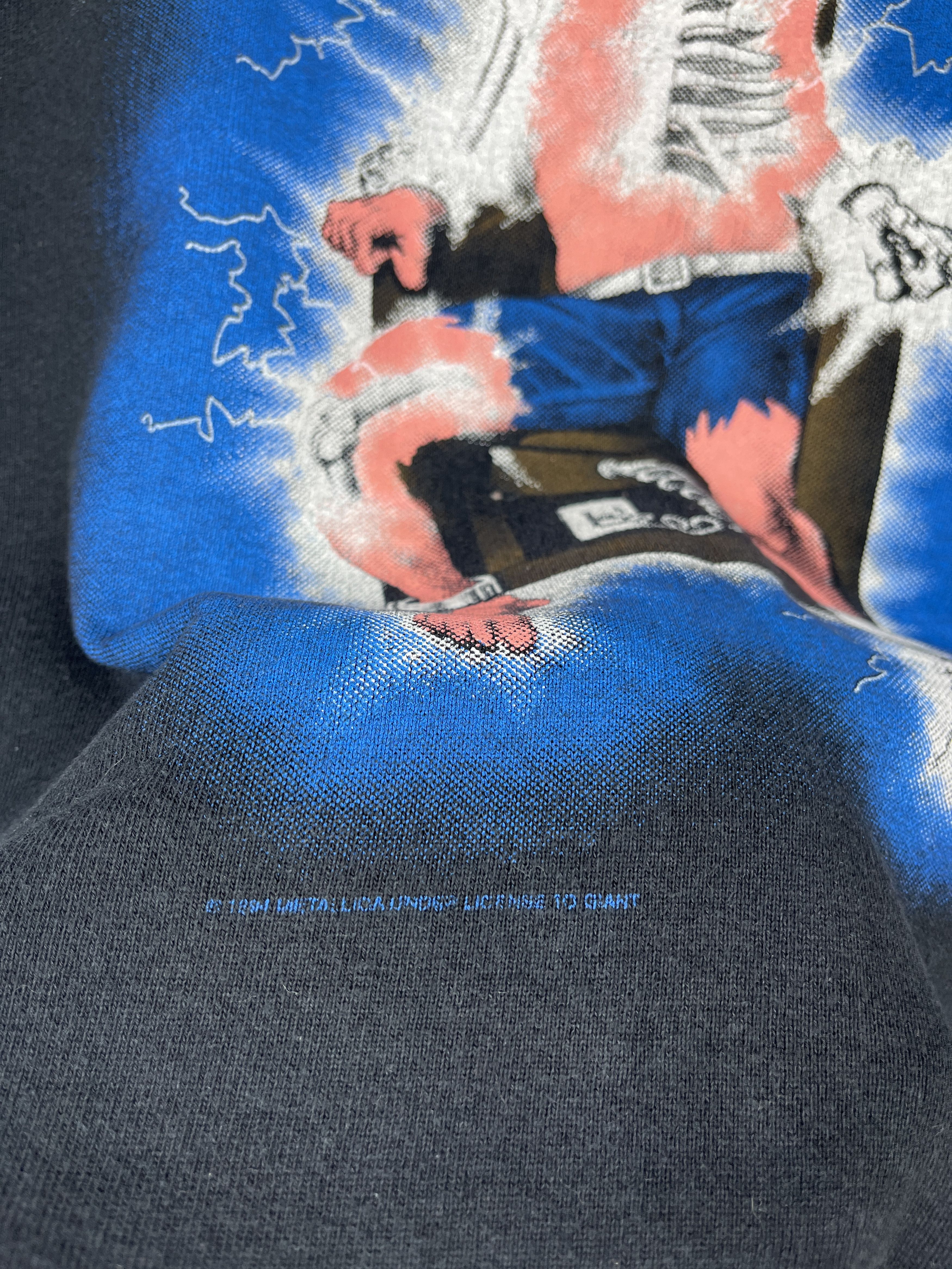 Band Tees Vintage 1994 Metallica "Ride The Lighting" Giant 90's Hoodie Size US XL / EU 56 / 4 - 7 Thumbnail