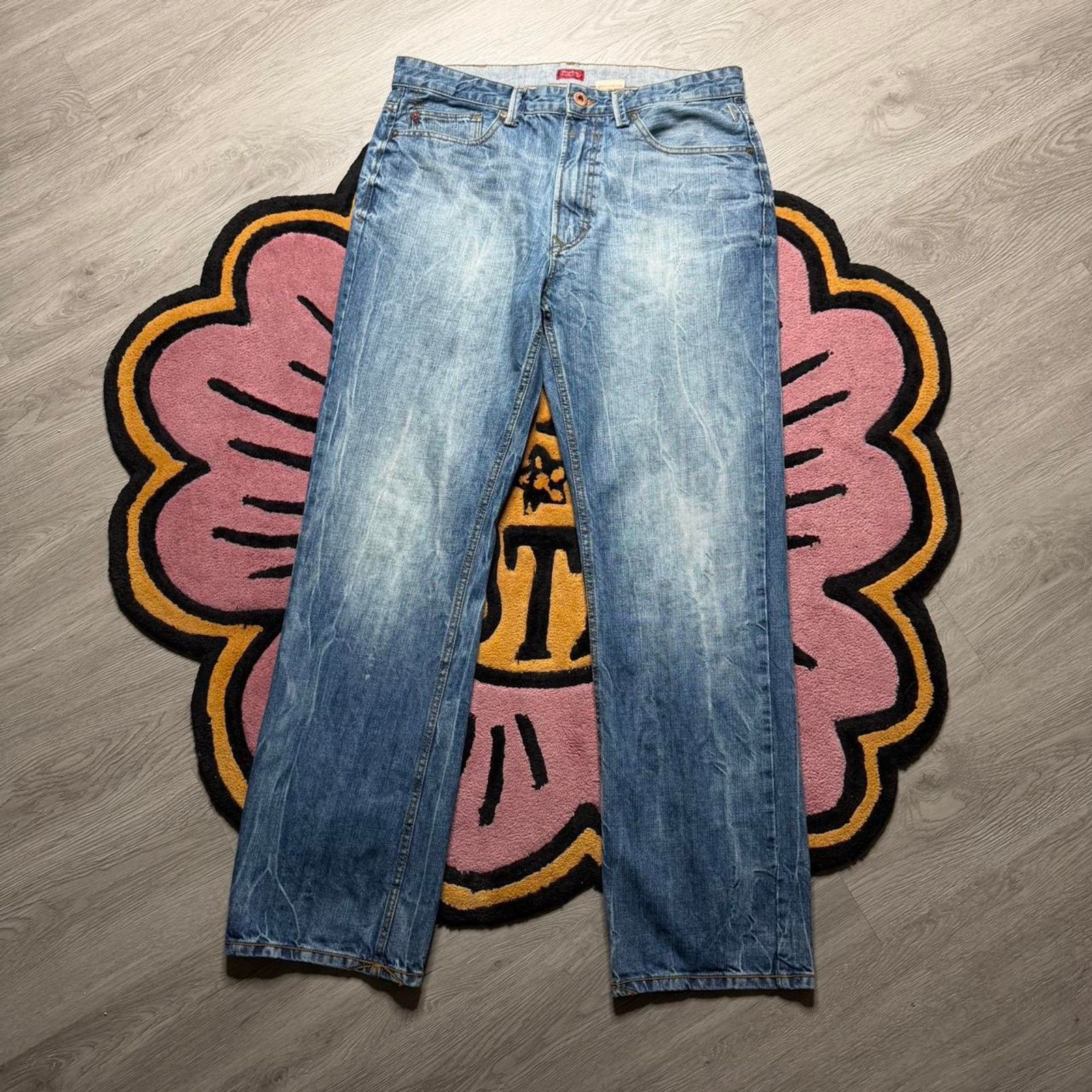 Sean John × Vintage Vintage Sean John Hamilton Relaxed Straight Leg Denim Jeans Size US 32 / EU 48 - 1 Thumbnail