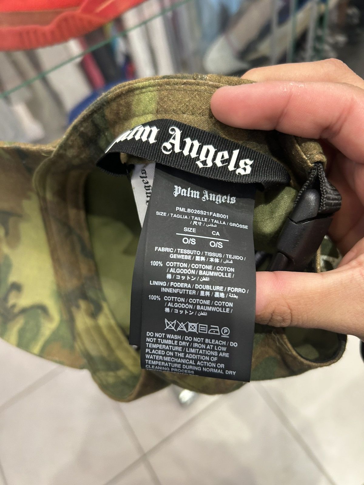 Palm Angels Palm angels Millitary Logo Camo baseball cap Size ONE SIZE - 7 Thumbnail