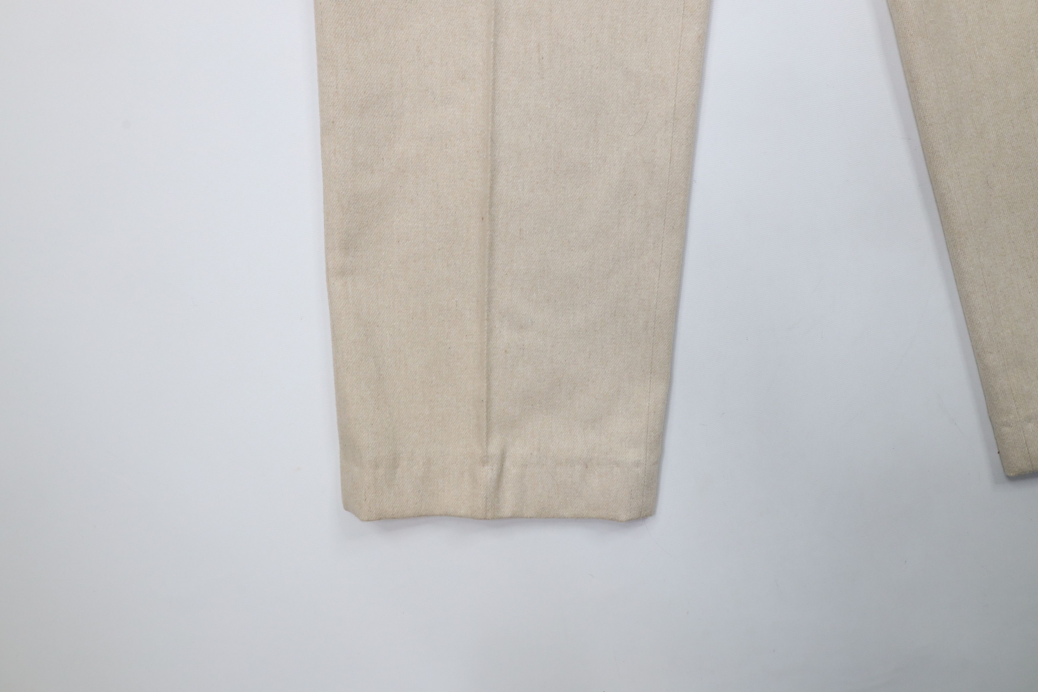 Vintage Vintage 90s Streetwear Heavy Wool Pleated Chino Pants Size US 36 / EU 52 - 6 Thumbnail