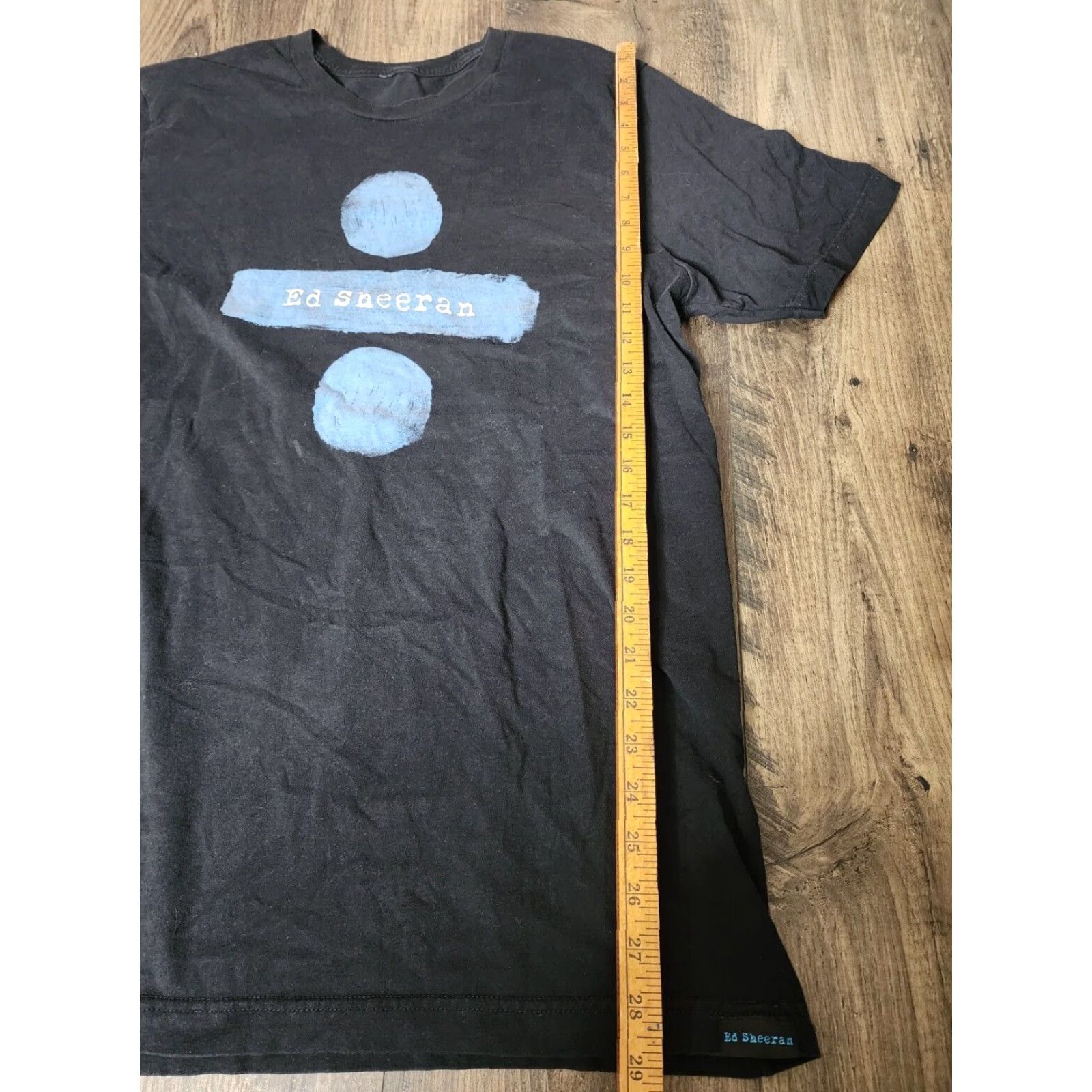Doublet Ed Sheeran Shirt Mens L Black Tour Music Band Double Sided Distressed Divide T Shirt Size US L / EU 52-54 / 3 - 2 Thumbnail