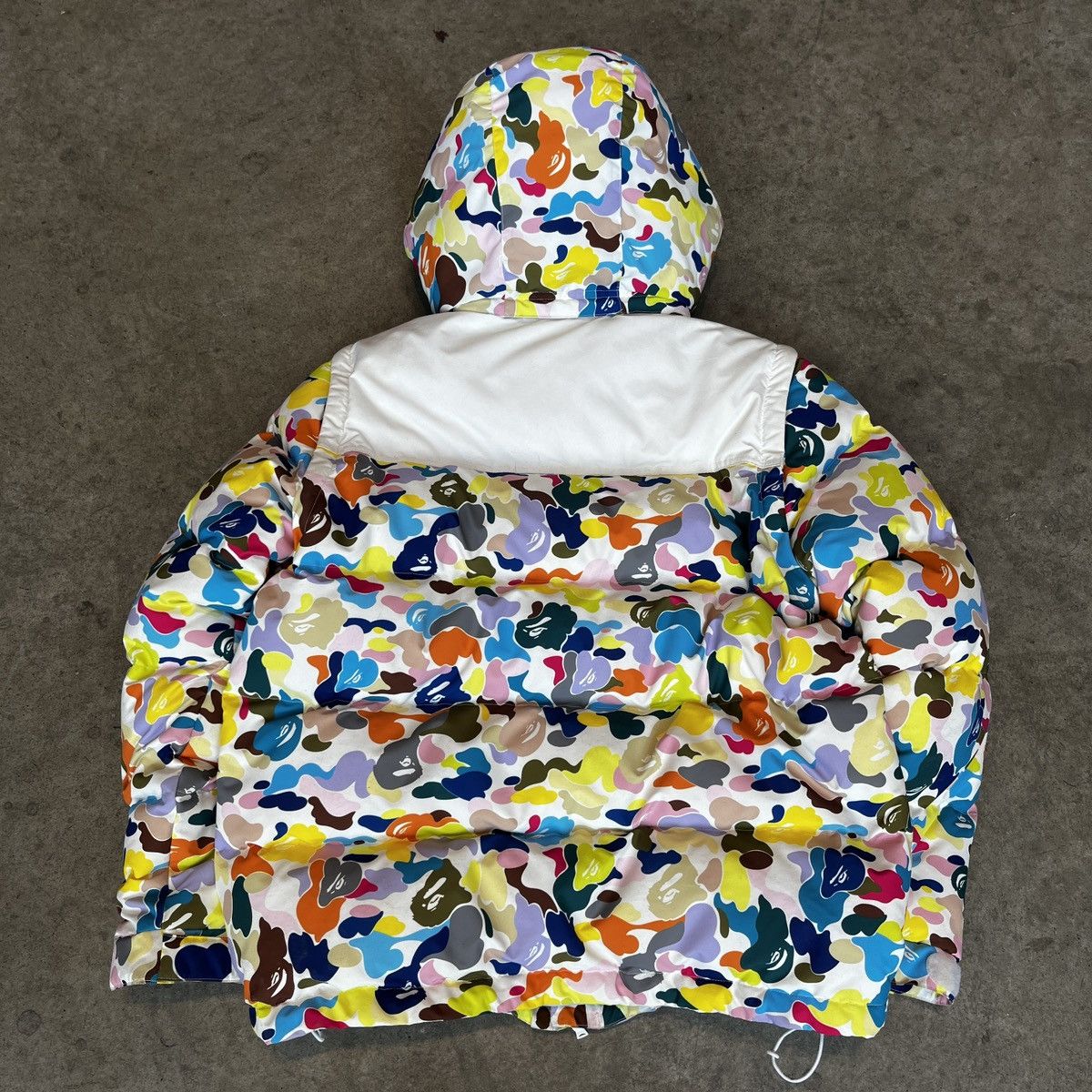 Bape Bape Multi Camo Detachable Sleeves 3-Way Down Jacket | Grailed 