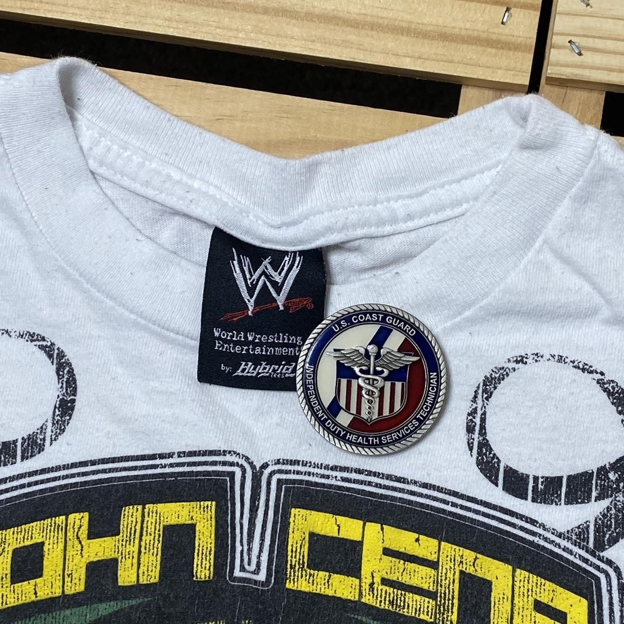 WWE Vintage WWE x John Cena White Y2K Wrestling Tee Size Medium Size US M / EU 48-50 / 2 - 3 Thumbnail
