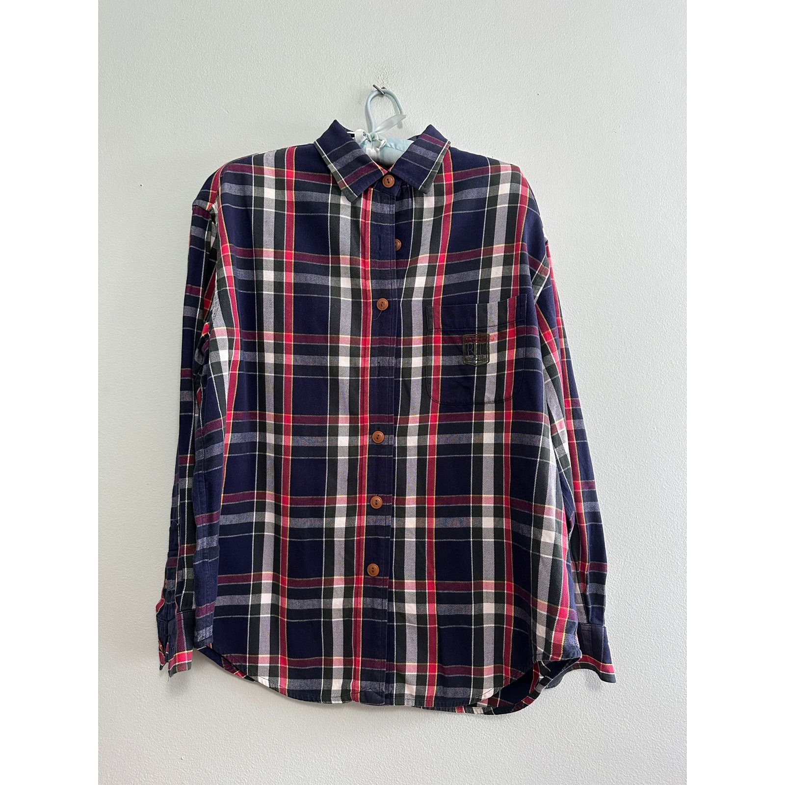 Lauren Ralph Lauren Lauren Ralph Lauren blue fall plaid button down size L Size US L / EU 52-54 / 3 - 2 Thumbnail