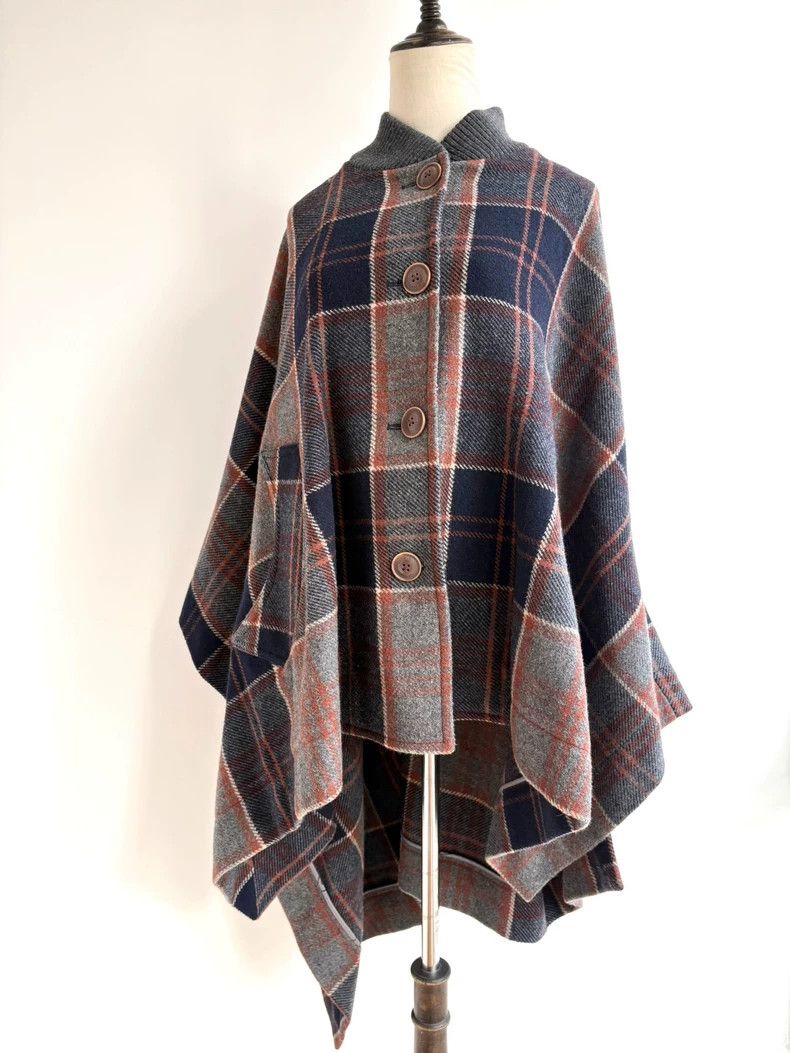 Vivienne Westwood Vivienne Westwood Vintage Plaid Cape Coat - dmc Size ONE SIZE - 1 Thumbnail