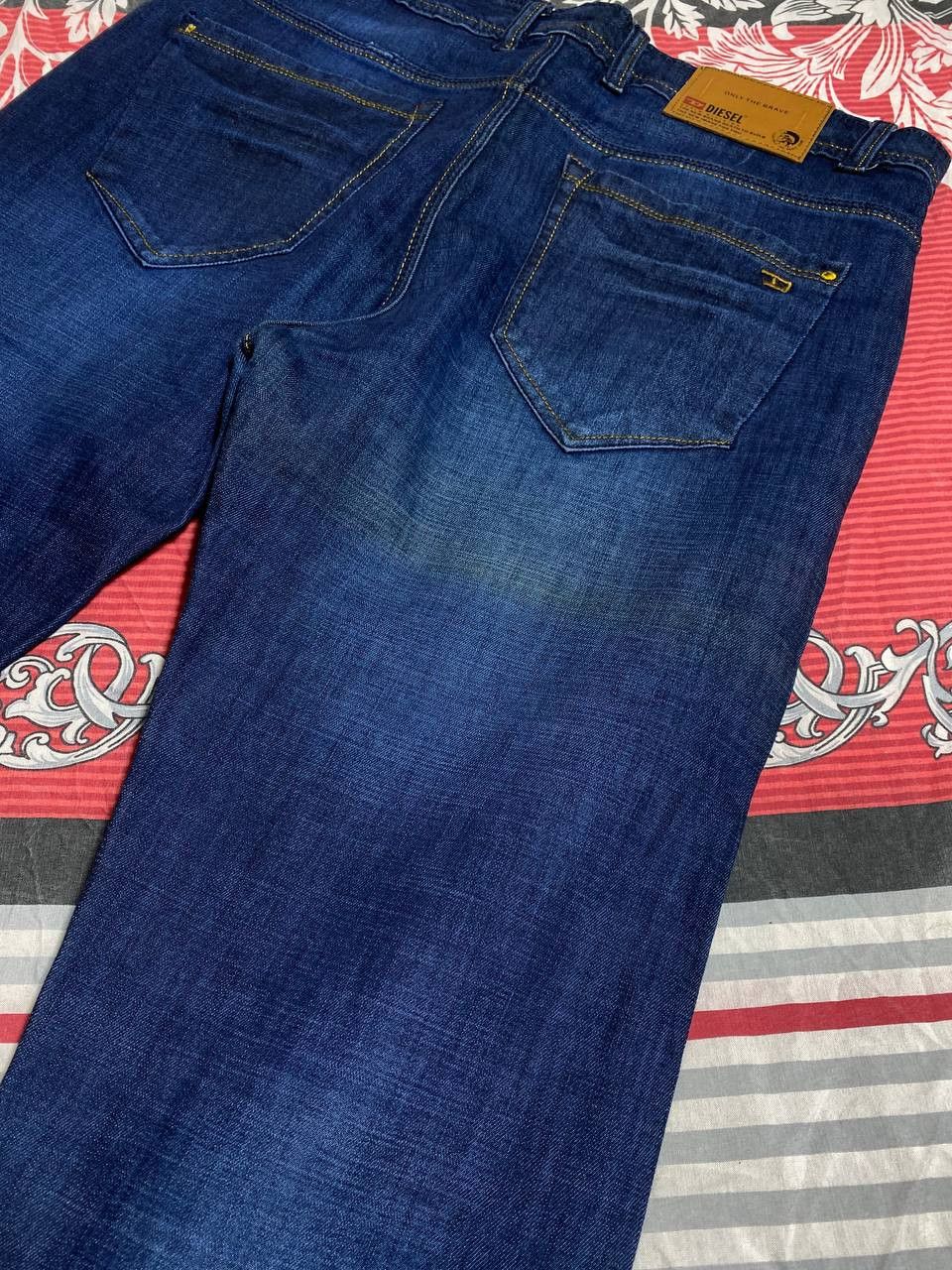 Japanese Brand Crazy Crash Dirty Baggy Faded Jean Japan Avant Garde Style Size US 36 / EU 52 - 9 Thumbnail