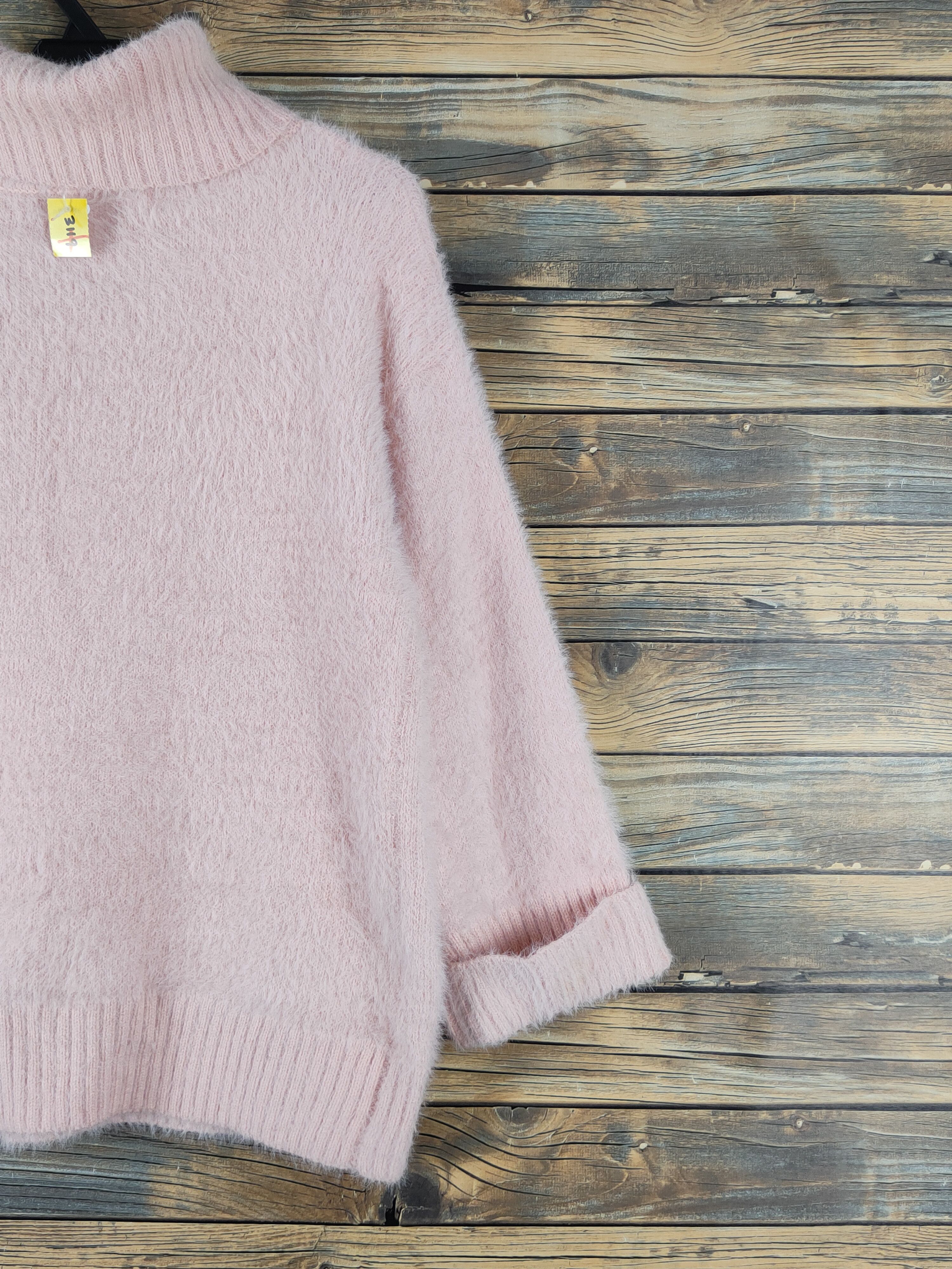 Japanese Brand L'eccove Peach Shag Shaggy Fur Mohair Knitwear #W1634 Size M / US 6-8 / IT 42-44 - 9 Thumbnail