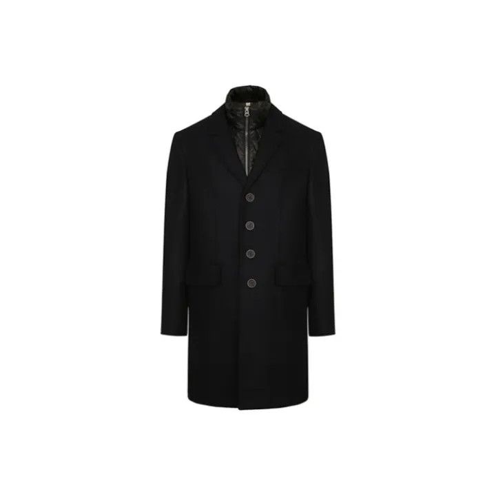 Burberry Burberry Removable Lining Wool Overcoat for Men Size US S / EU 44-46 / 1 - 1 Thumbnail