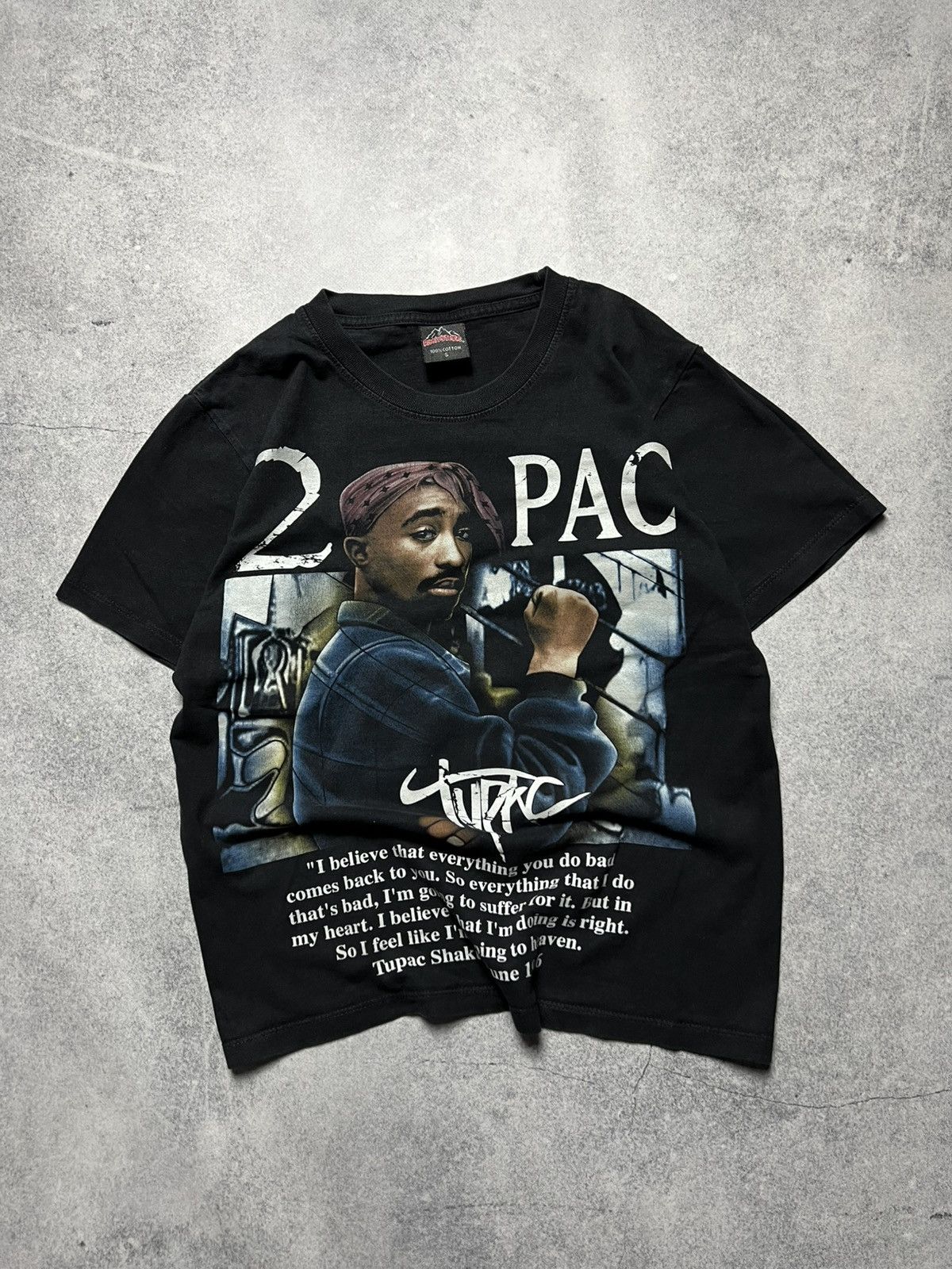 Band Tees Vintage 2PAC Memoriable 1996 Y2K Rap Band Tee Shirt Size M / US 6-8 / IT 42-44 - 1 Thumbnail