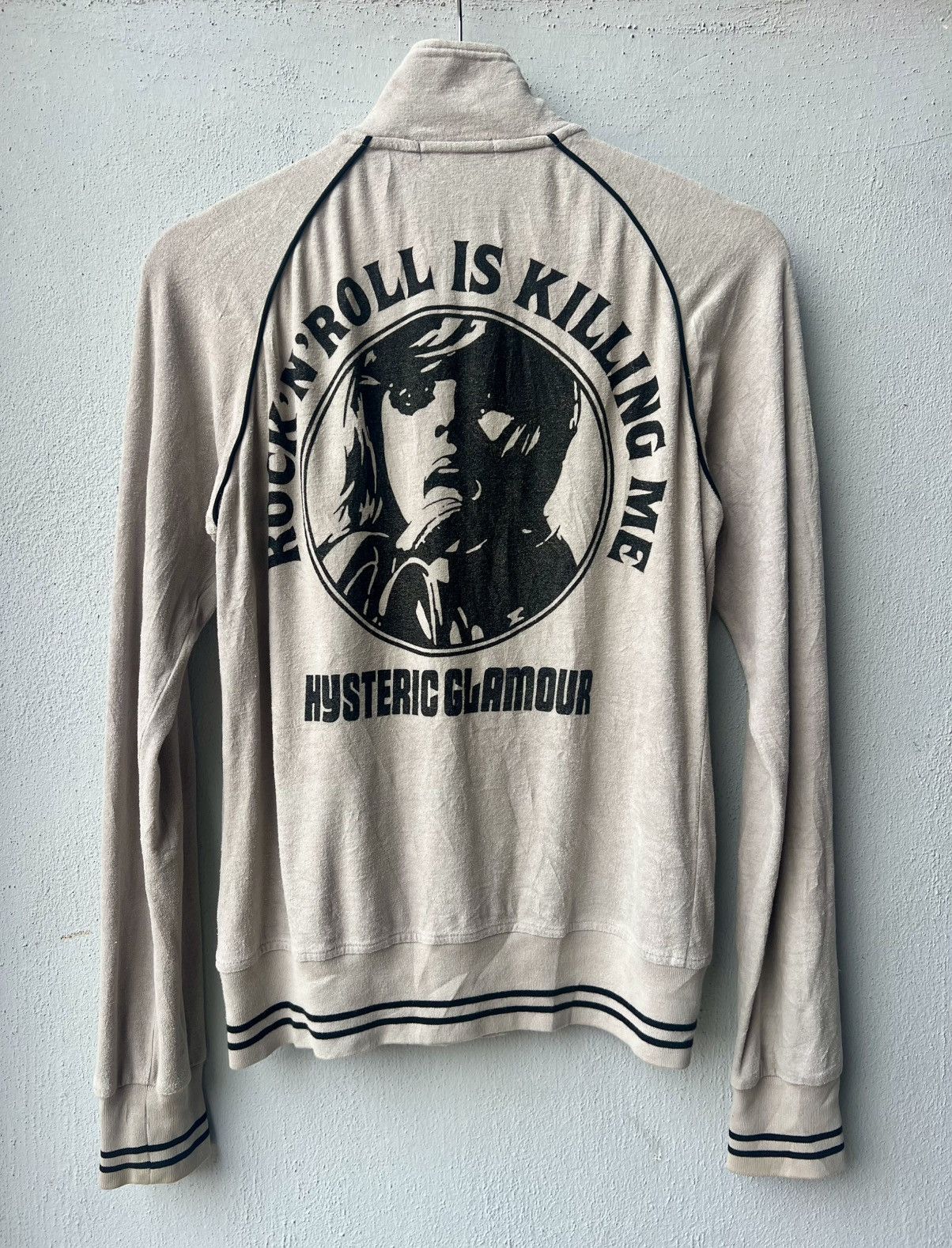 Hysteric Glamour Hysteric Glamour Rock N Roll Zip Up Sweater Size US M / EU 48-50 / 2 - 1 Thumbnail