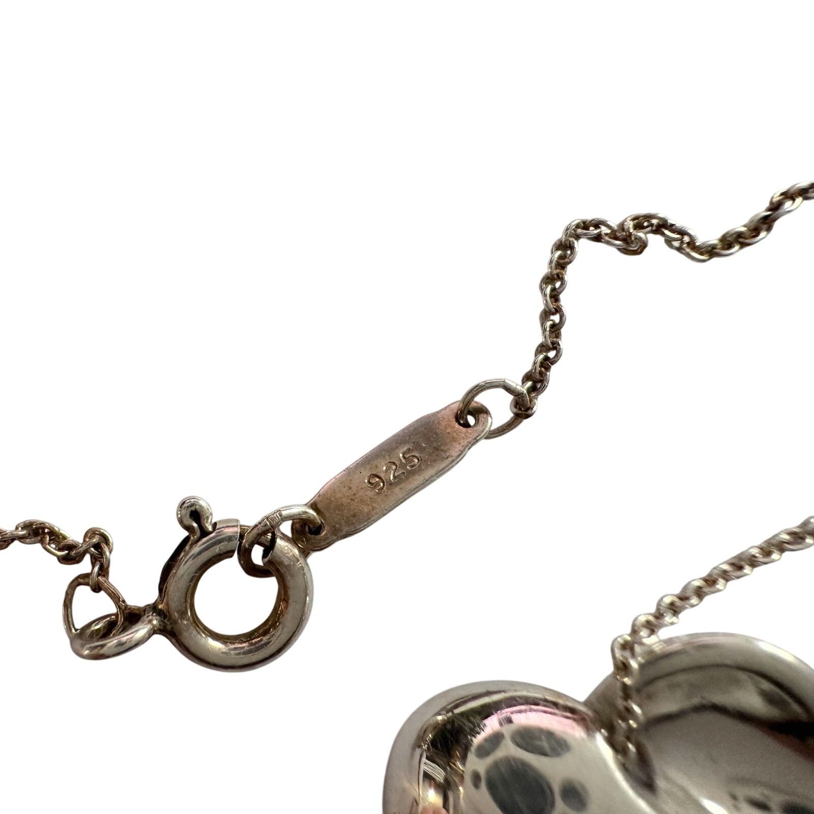 Tiffany & Co. Tiffany & Co Puffy Heart (or folded heart) Necklace - 15" Size ONE SIZE - 3 Thumbnail