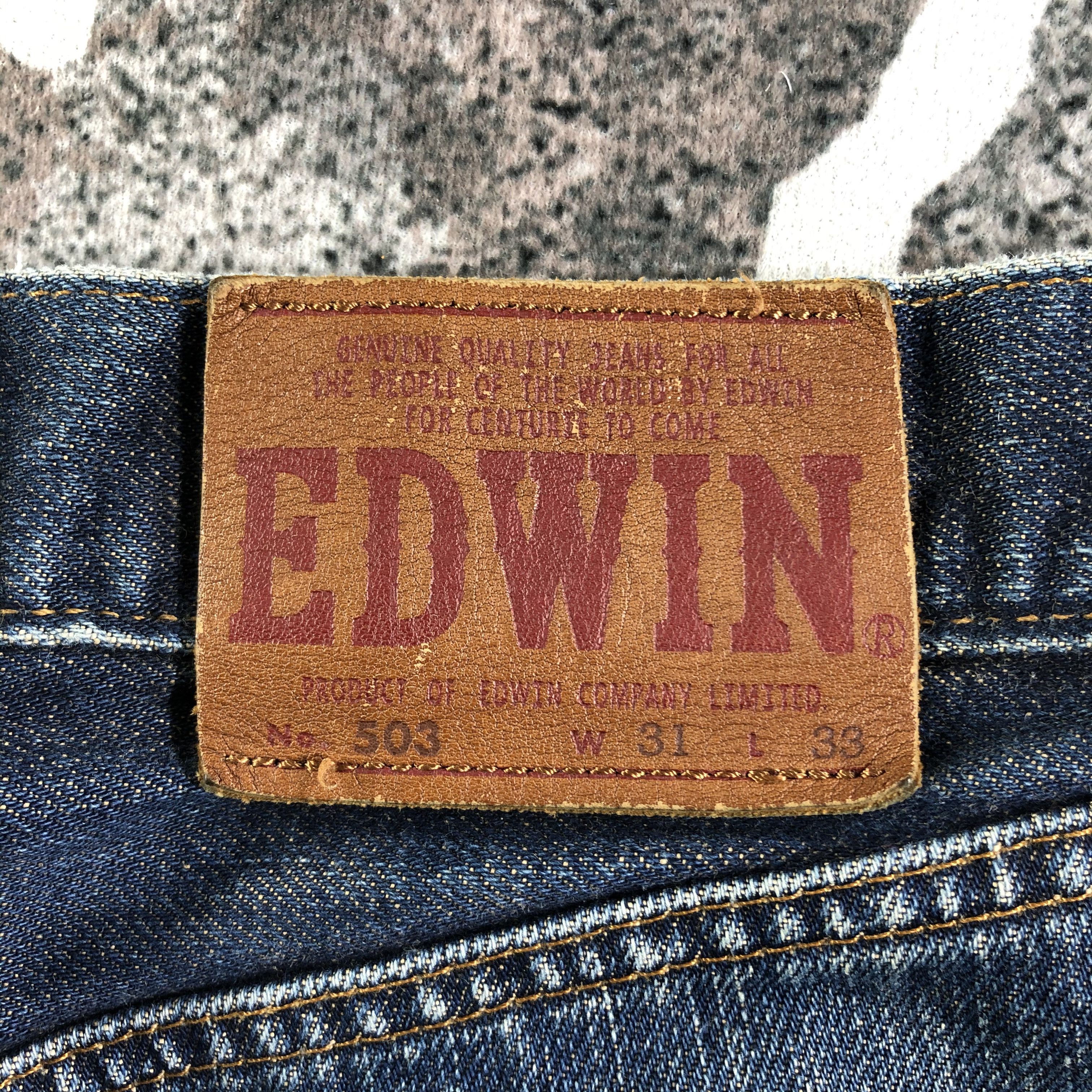 Vintage Edwin Jeans Distressed Denim KJ2200