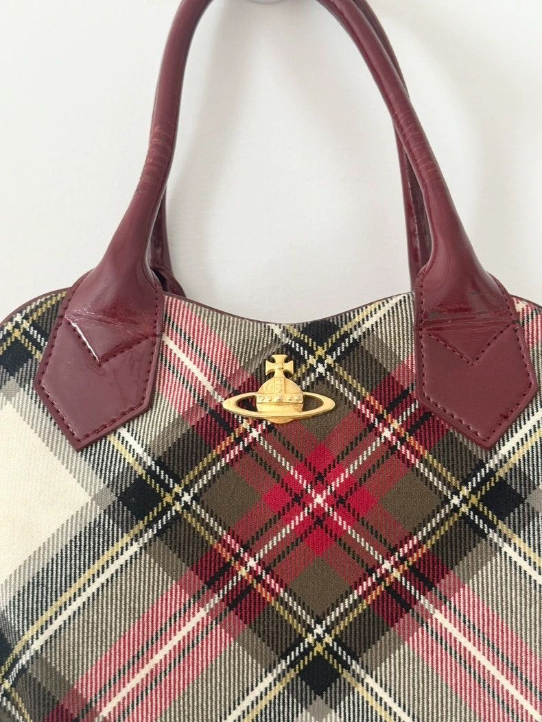 Vivienne Westwood Vivienne Westwood size os Alien red and white checkered gol Size ONE SIZE - 3 Thumbnail