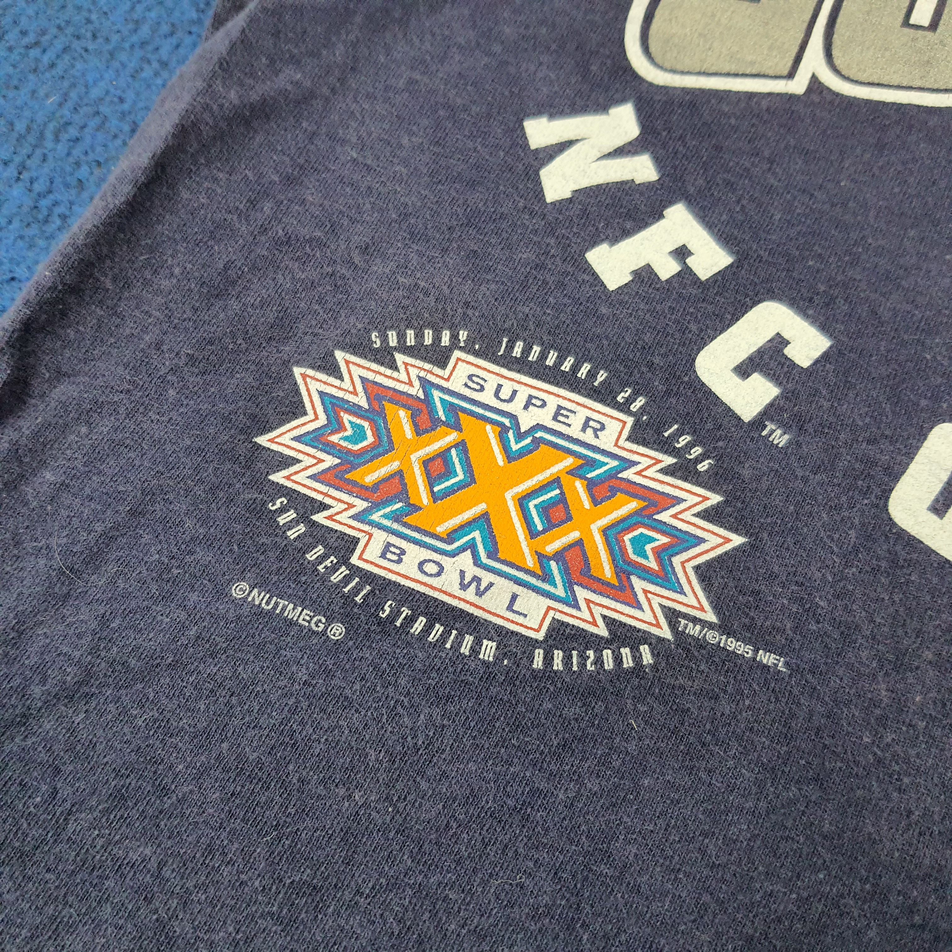 Lee Vintage 90s Lee Dallas Cowboys Single Stitch T-Shirt C276N57 Size US S / EU 44-46 / 1 - 4 Thumbnail