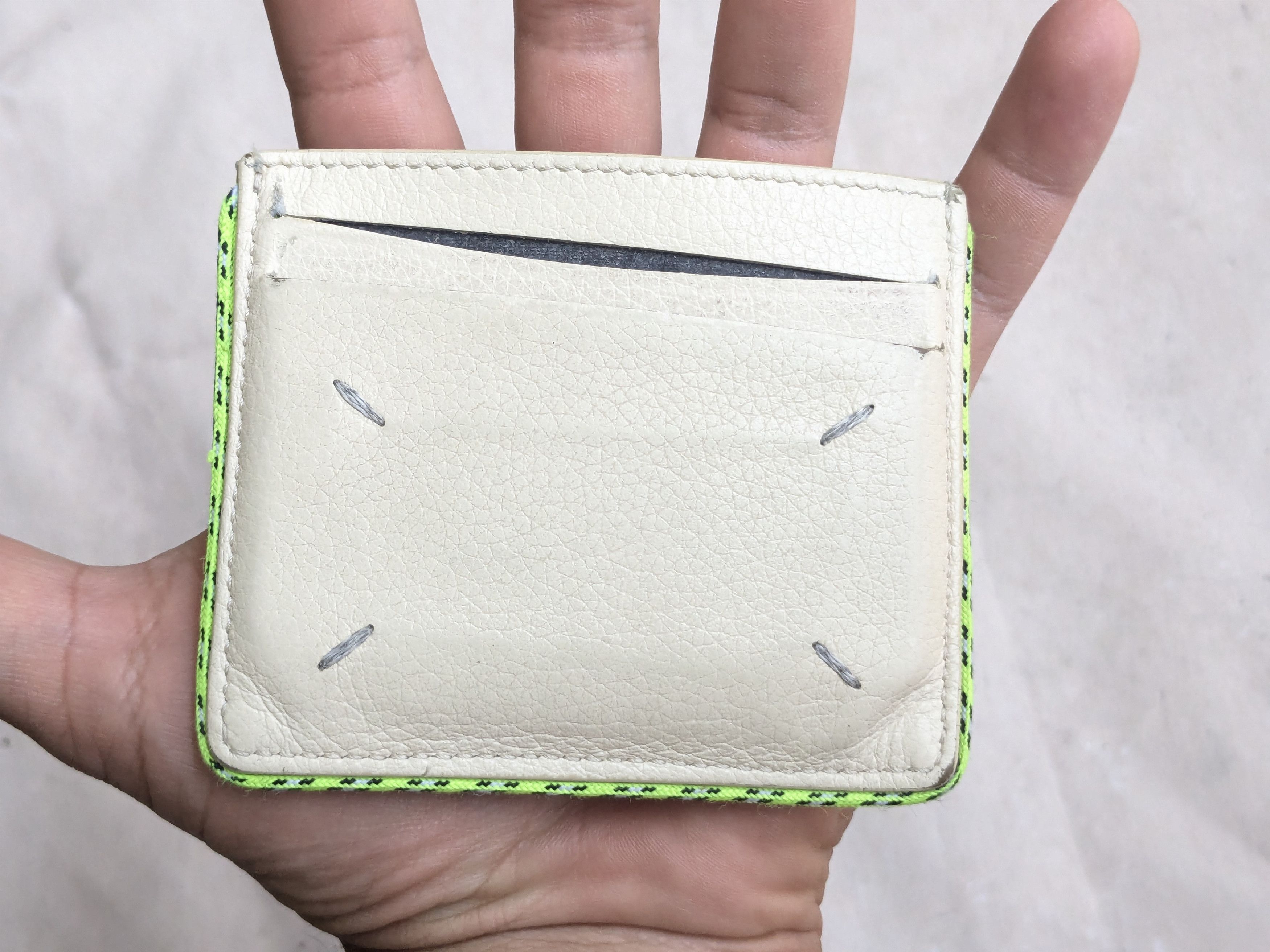 Maison Margiela Maison Margiela Cardholder Wallet Beige Sand Leather Size ONE SIZE - 8 Thumbnail