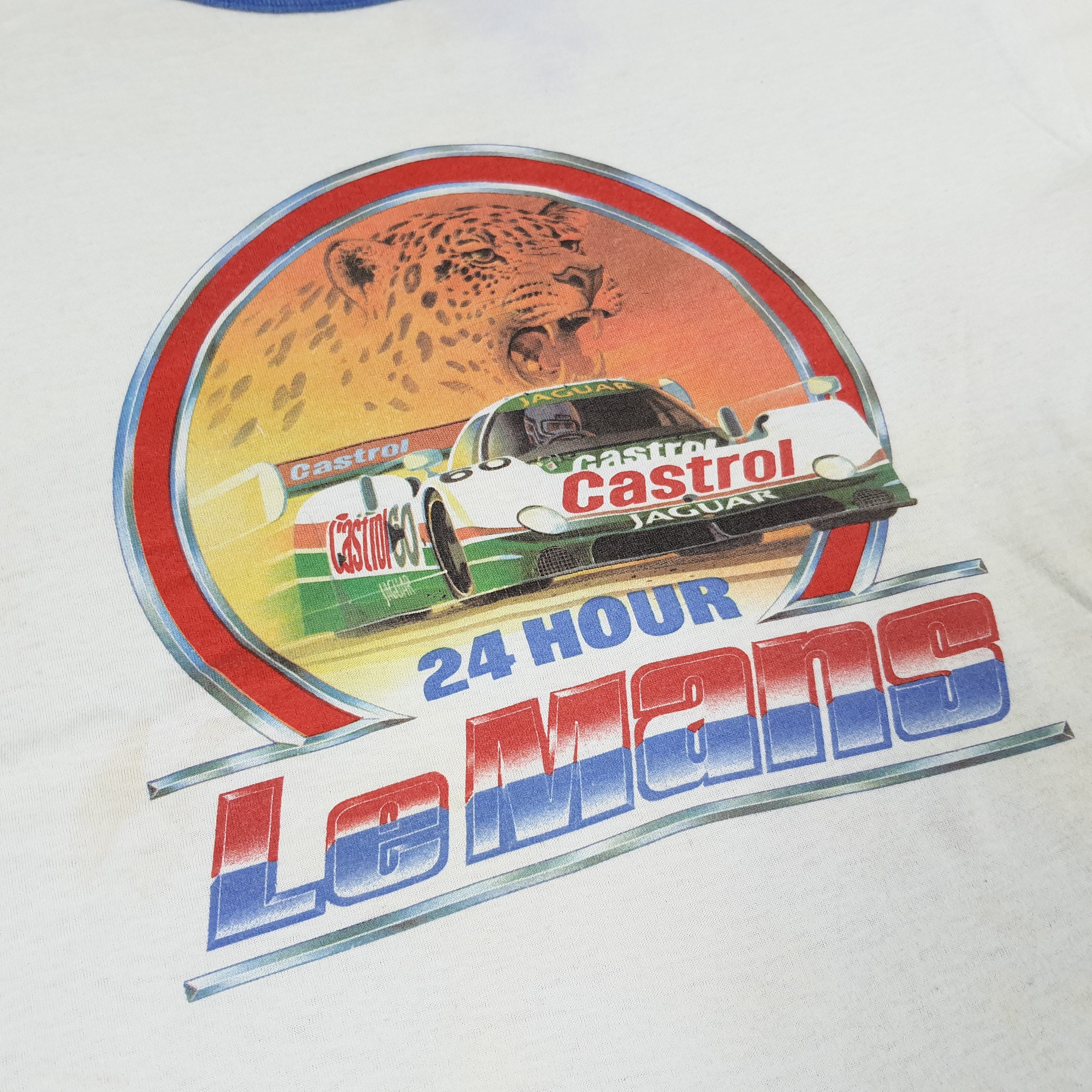 Vintage Vintage Castrol Le Mans 90s Racing Motorsports T-shirt Size US M / EU 48-50 / 2 - 2 Thumbnail