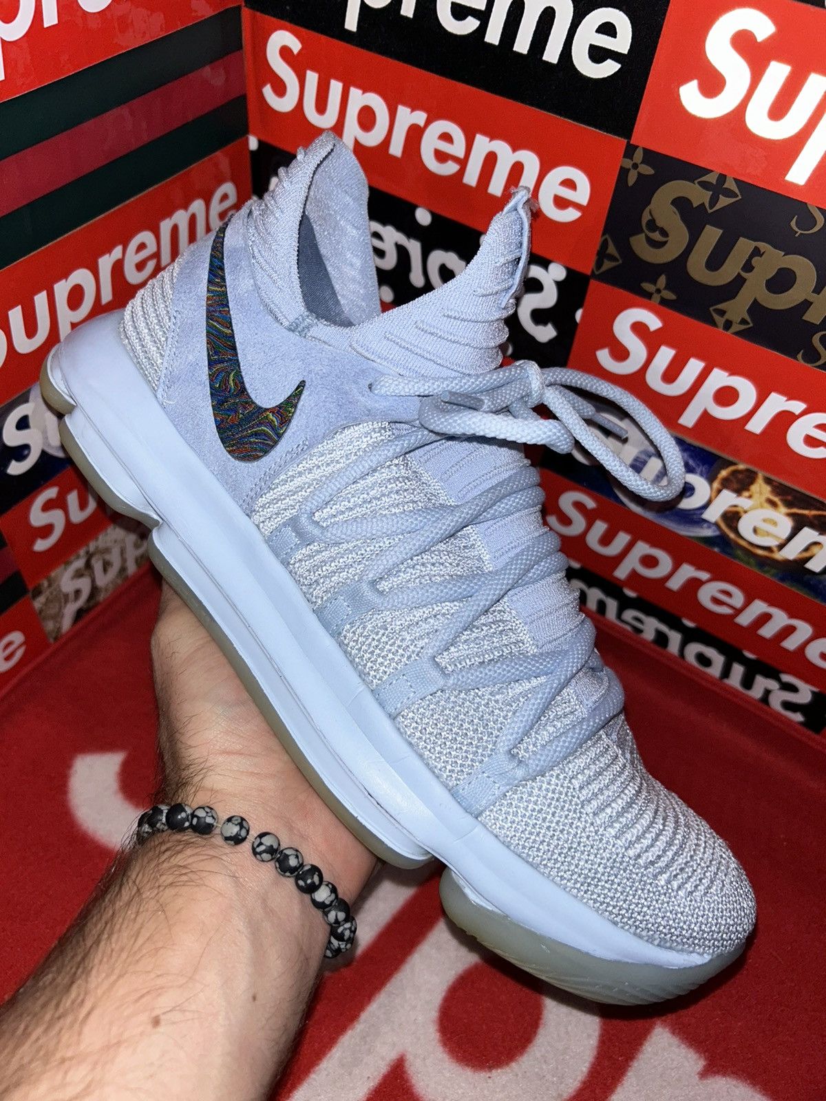 Nike Nike KD 10 Limited Anniversary 897817-900 size 12 with box Size US 12 / EU 45 - 8 Thumbnail