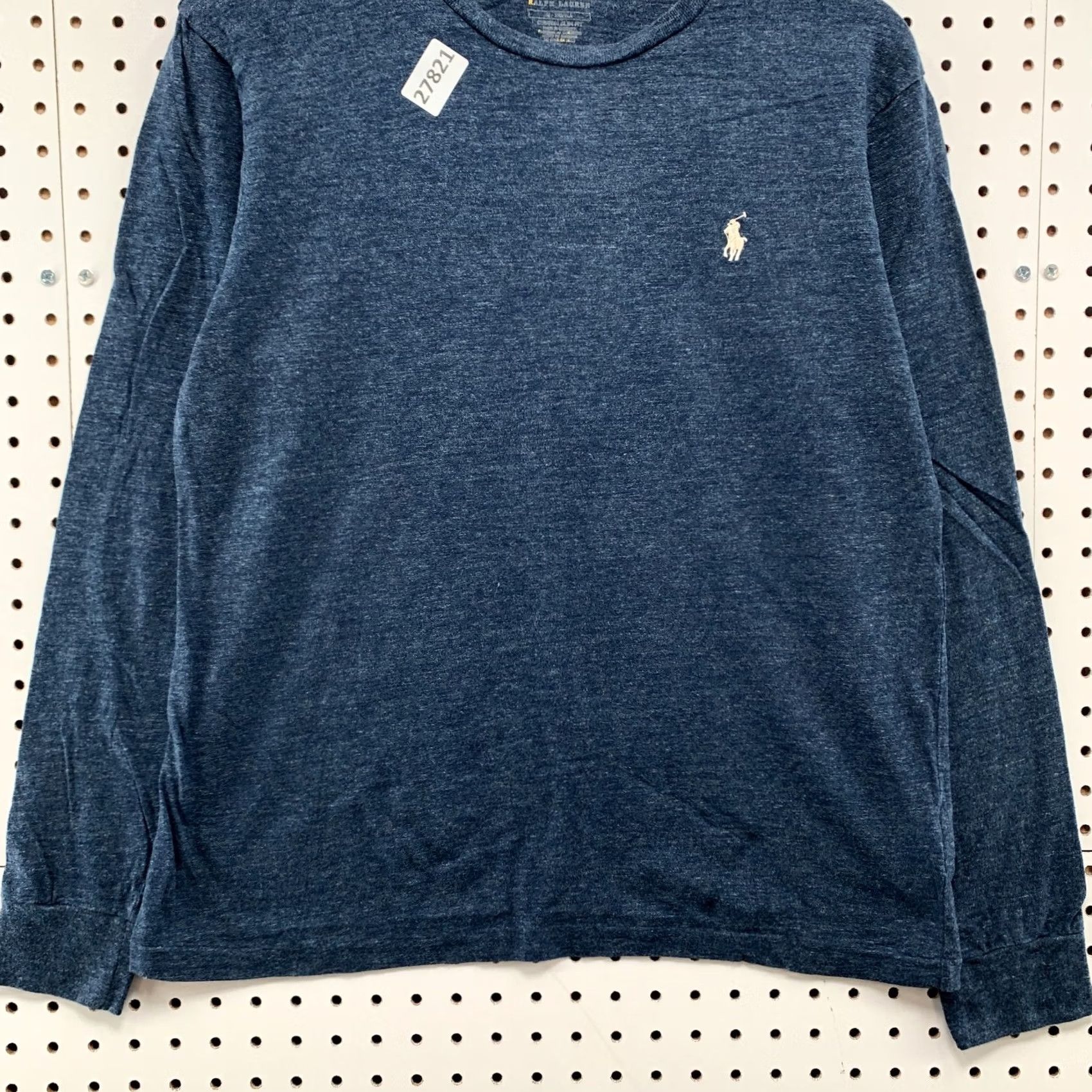 Ralph Lauren Polo Ralph Lauren SHirt Mens Medium Long Sleeve Bue White Pony 20.5X24.5 Size US M / EU 48-50 / 2 - 6 Thumbnail