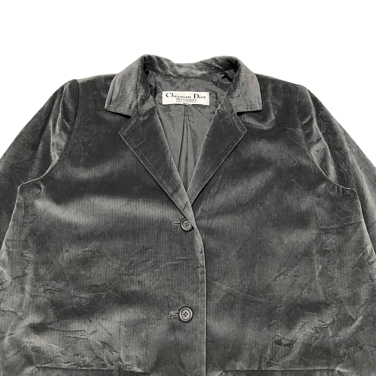 Christian Dior Monsieur Vintage Christian Dior Velvet Coat Jacket Size US M / EU 48-50 / 2 - 2 Thumbnail