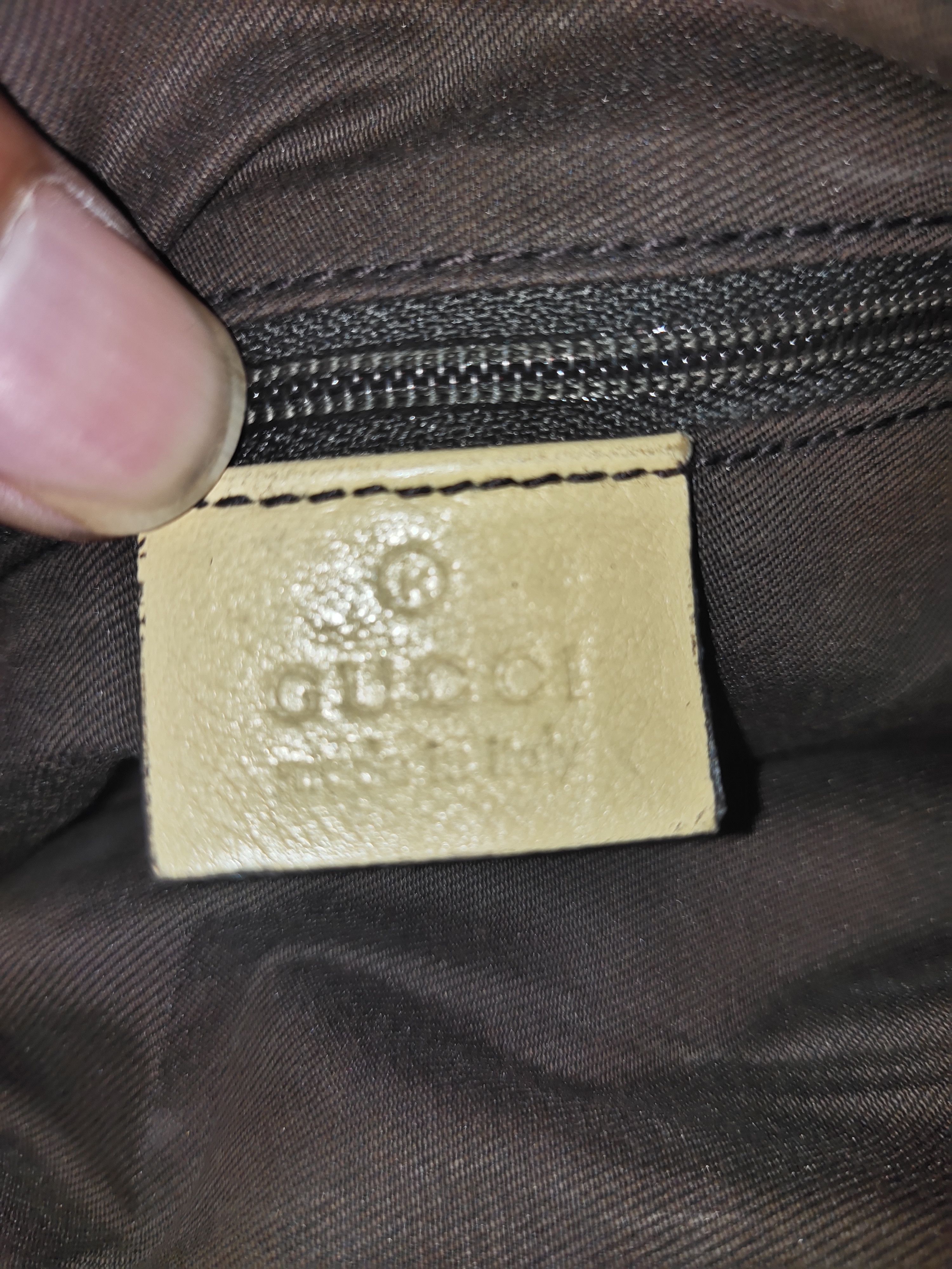 Gucci × Vintage Gucci Abbey D-Ring Pochette GG Canvas Brown Size ONE SIZE - 19 Thumbnail