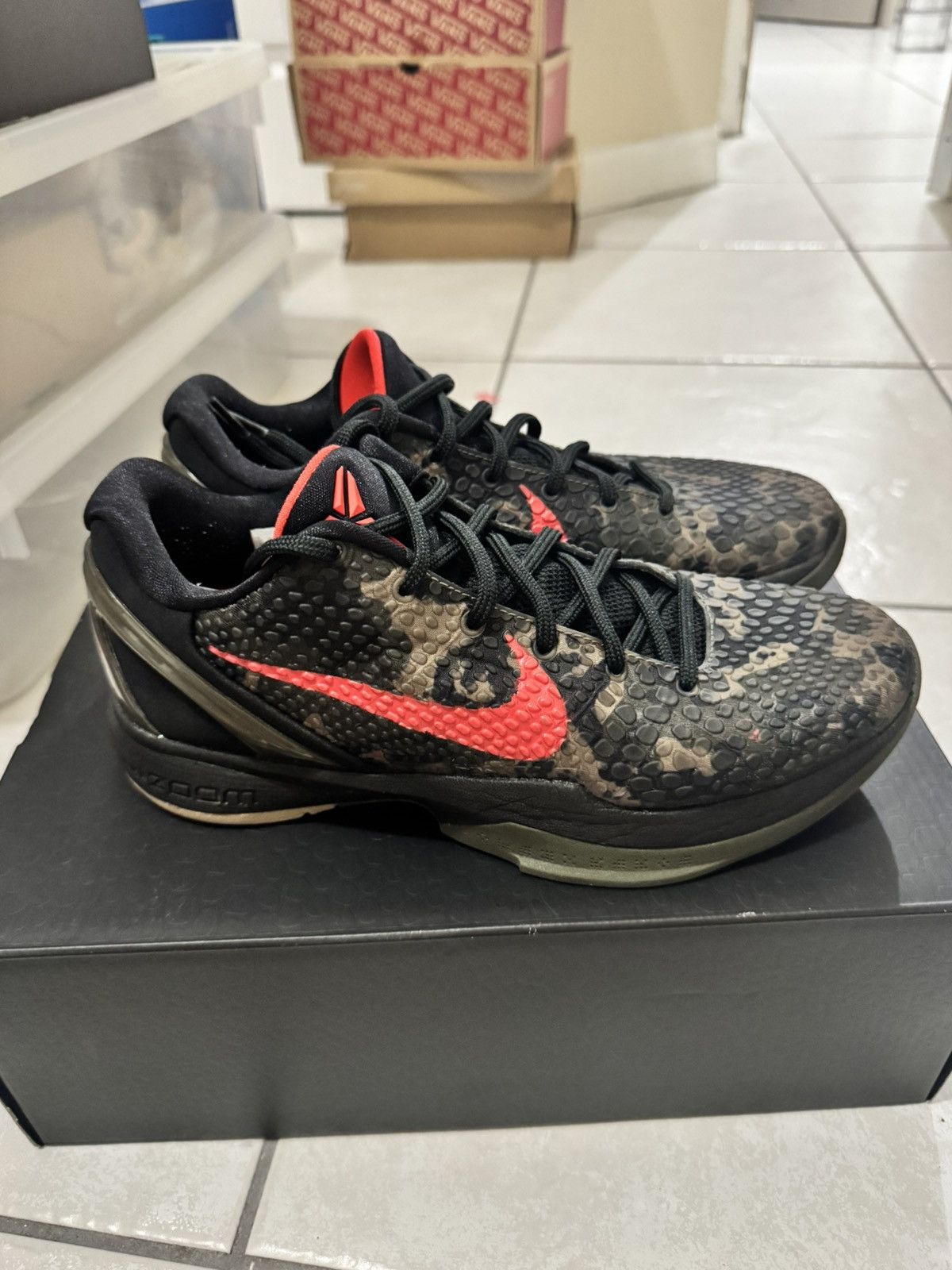Nike KOBE VI PROTRO - Italian Camo Size US 7.5 / EU 40-41 - 5 Thumbnail