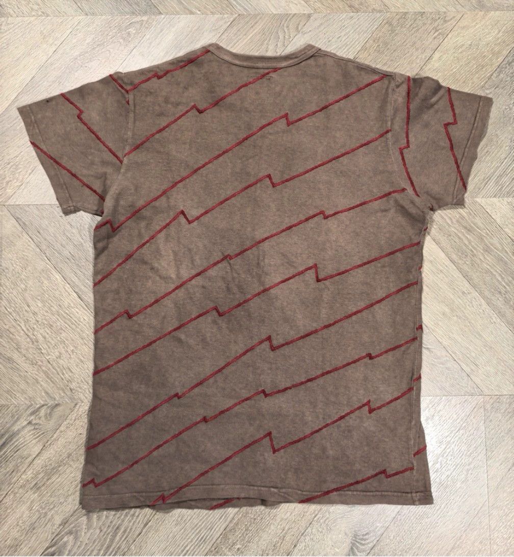 Visvim VISVIM 16SS ICT Mud Dye Lightning Embroidery Crew Tee Size US L / EU 52-54 / 3 - 3 Thumbnail
