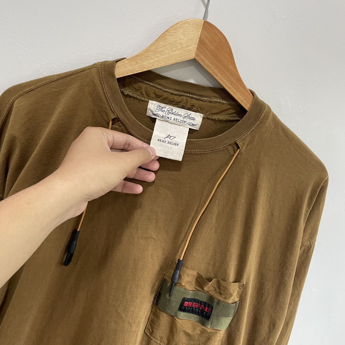 Beams Plus × Remi Relief Remi Relief Longsleeve Sleeve T-Shirt 🍒 Size US M / EU 48-50 / 2 - 3 Thumbnail