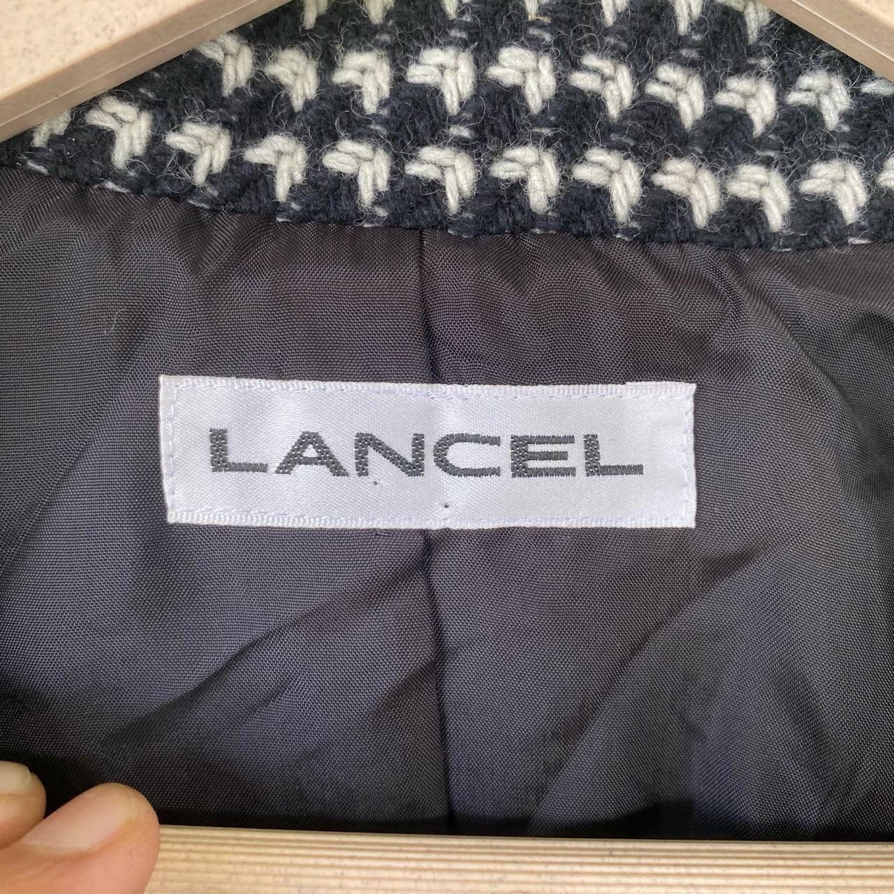 Lancel × Vintage Vintage Lancel Wool Coat Jacket Size M / US 6-8 / IT 42-44 - 5 Thumbnail