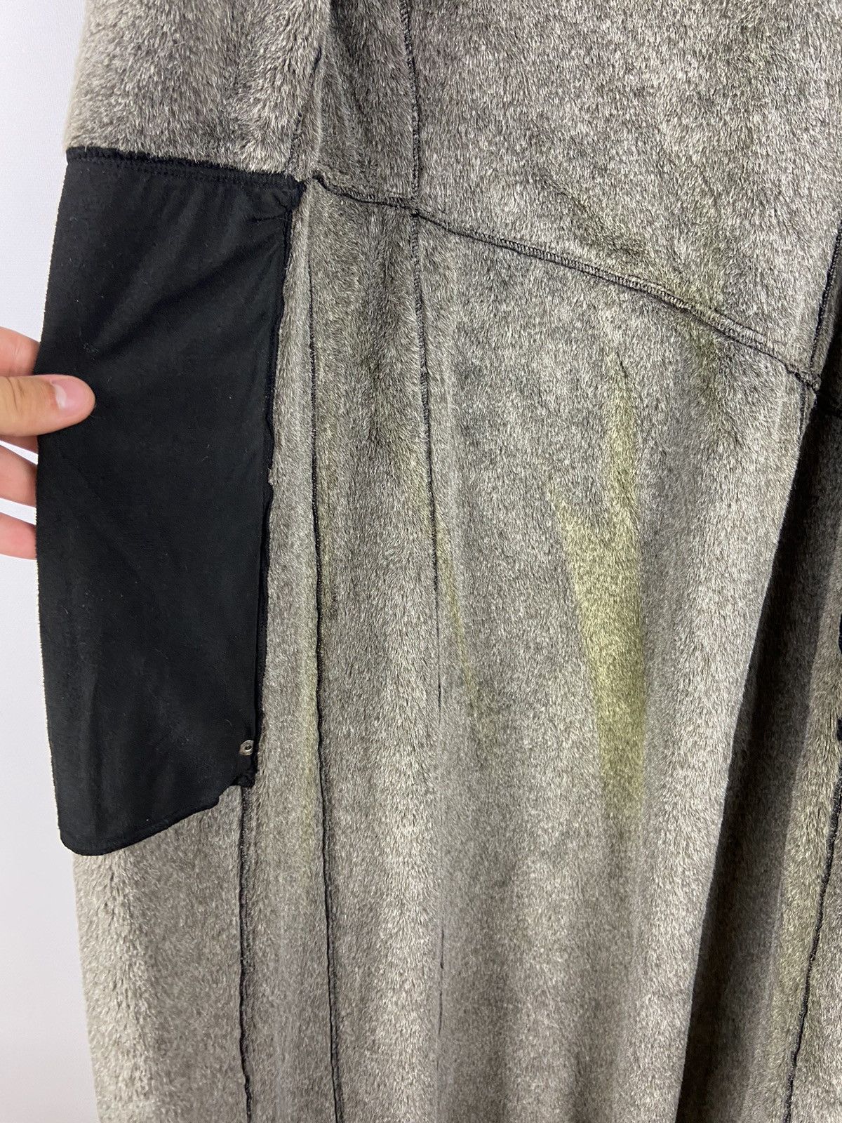 Vintage Vintage Versace Sport Black Micro Suede Faux Fur Lined Coat Size S / US 4 / IT 40 - 23 Thumbnail