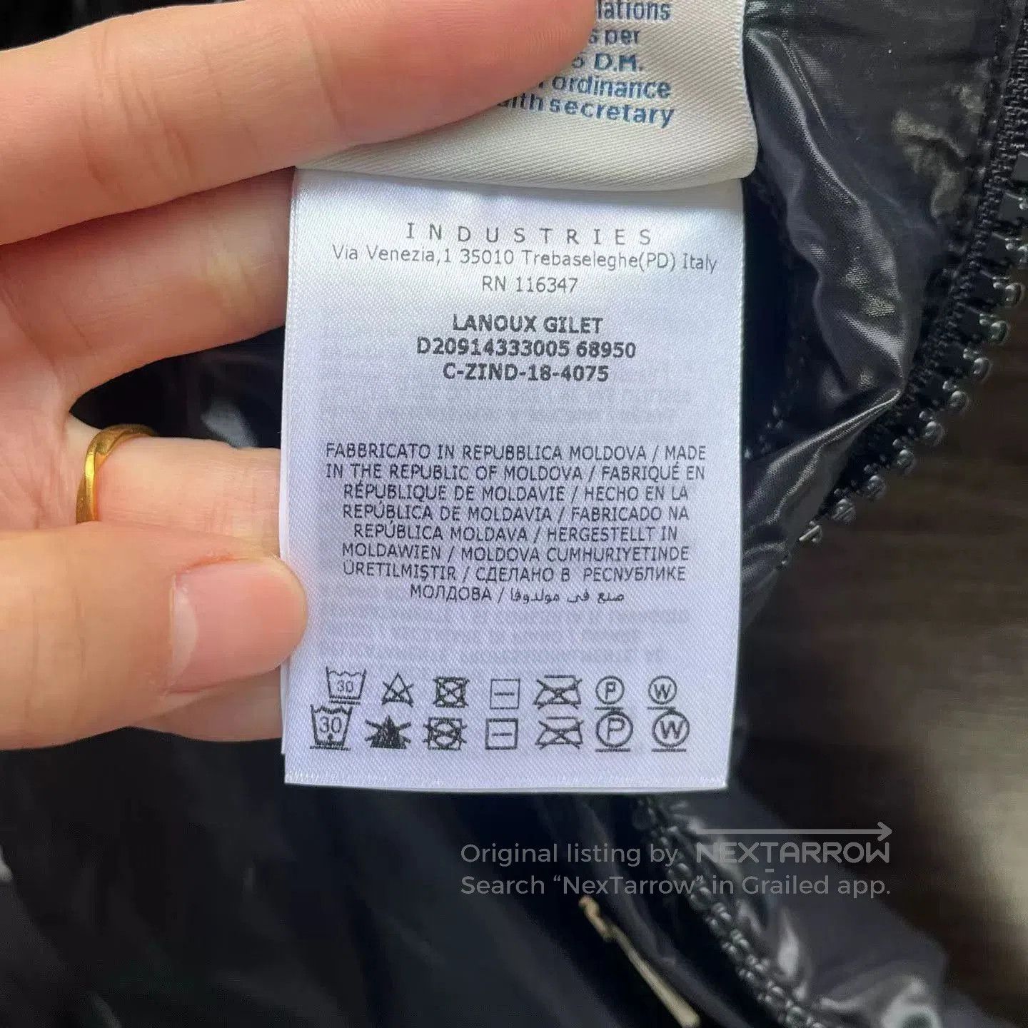 Moncler Moncler Striped Down Vest. Size M / US 6-8 / IT 42-44 - 5 Thumbnail