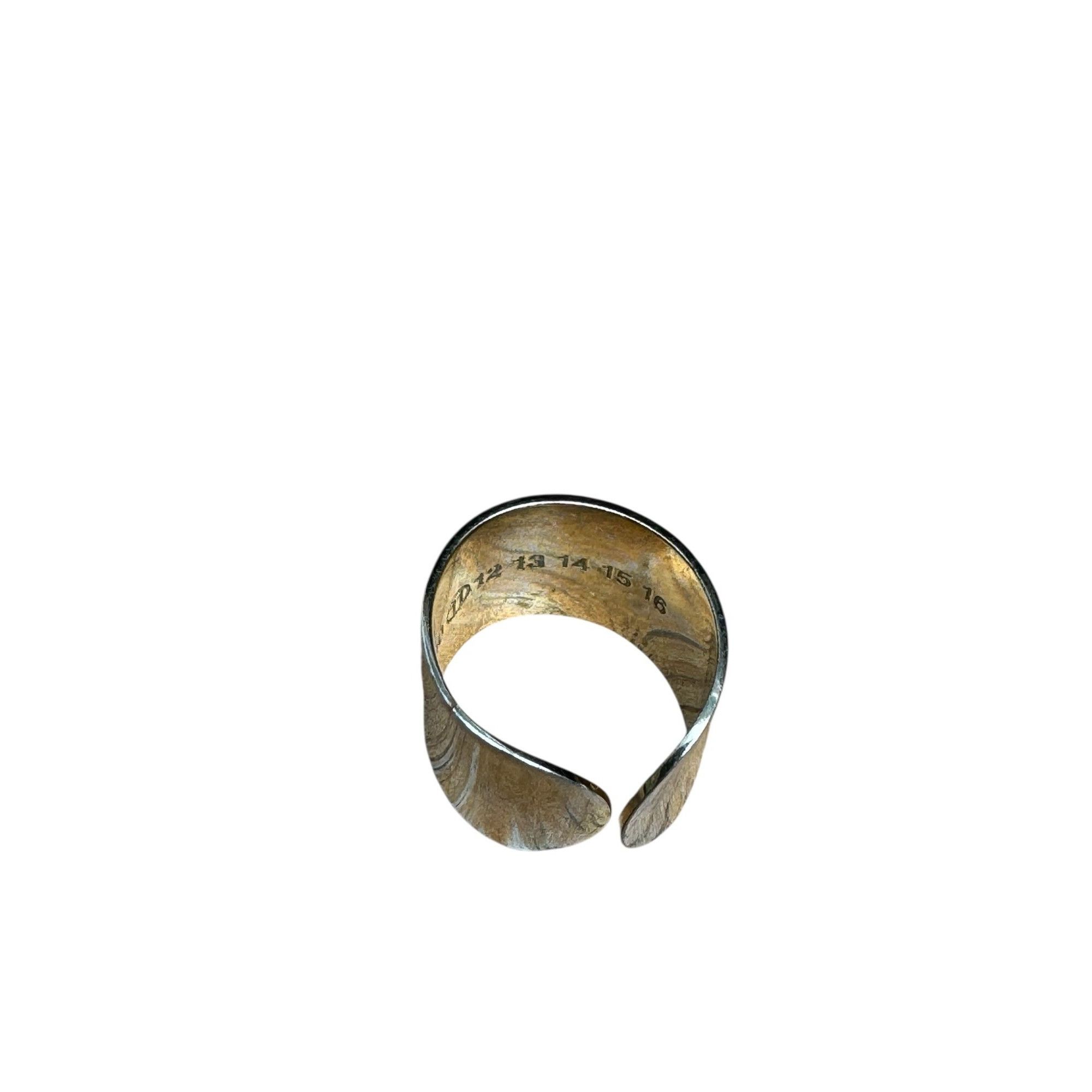 Maison Margiela Maison Margiela Line 11 Gold-Tone Sculptural Ring US 3 Size ONE SIZE - 3 Thumbnail
