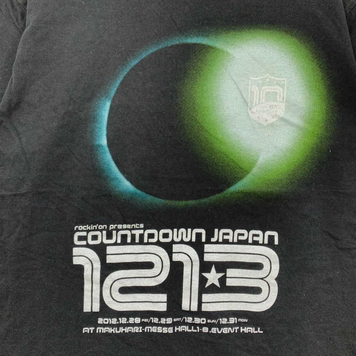Japanese Brand ROCKIN’ ON Countdown Japan 2012 Makuhari Messe Hall Tshirt Size US XL / EU 56 / 4 - 3 Thumbnail