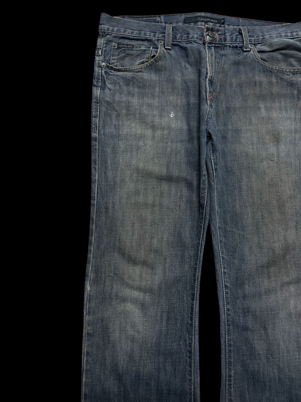 Vintage BOOTCUT Vintage Y2K Calvin Klein Jeans Insane Rusty Distress Size US 35 - 4 Thumbnail
