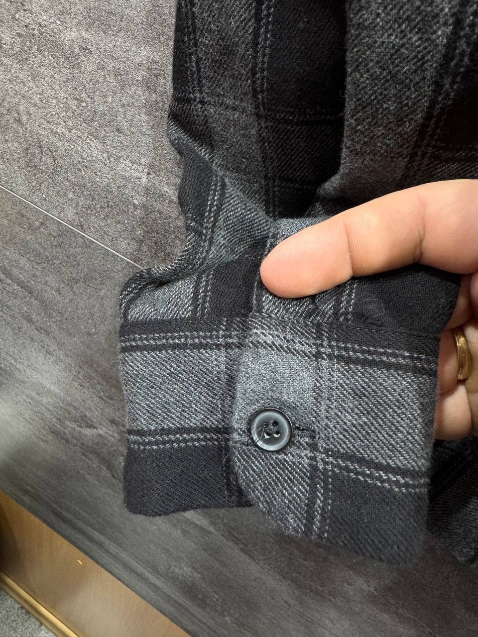 Allsaints AllSaints Cotton Flannel Plaid Kapelle Long Sleeve Shirt Size US M / EU 48-50 / 2 - 6 Thumbnail