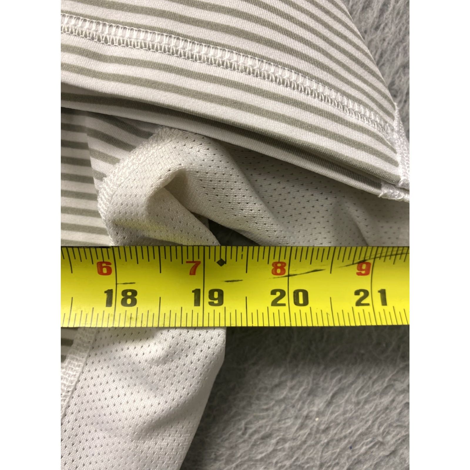 Eddie Bauer Eddie Bauer Womens Shirt Active Pullover Short Sleeve Gray Striped /106-17 Size XL / US 12-14 / IT 48-50 - 4 Thumbnail