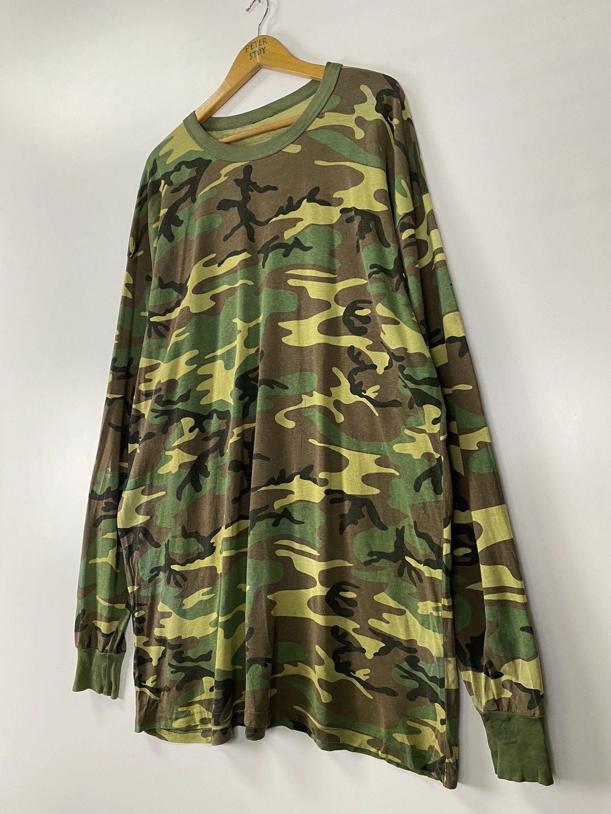 Vintage Vintage Army Long Sleeve Shirt Size US XL / EU 56 / 4 - 3 Thumbnail