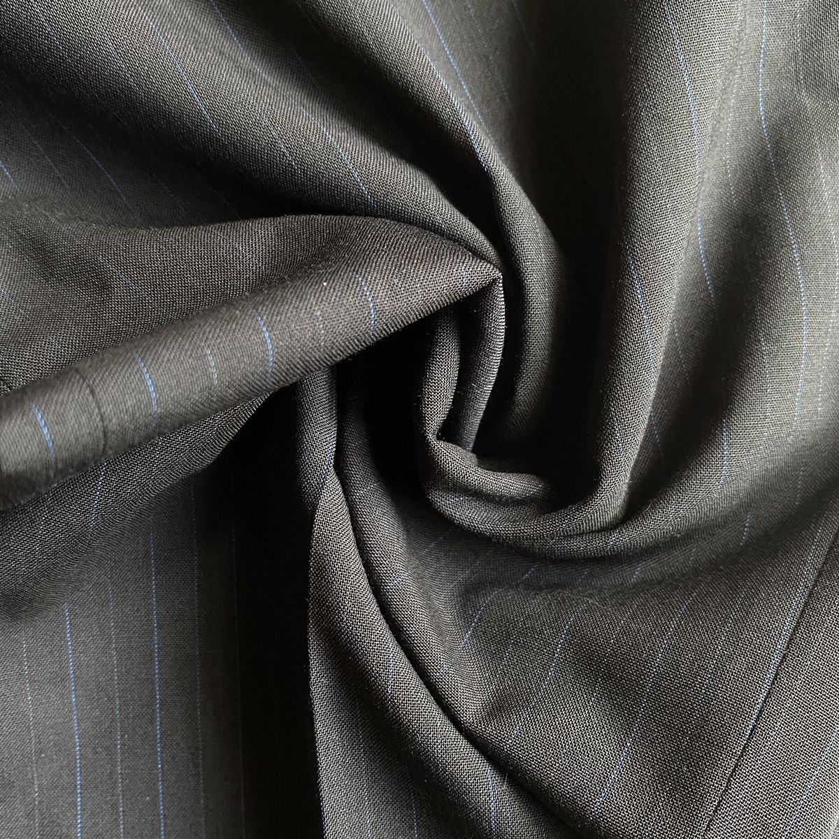 Jil Sander Jil Sander Black/Blue Pinstriped Tailor Suit Set Size US 34 / EU 50 - 12 Thumbnail