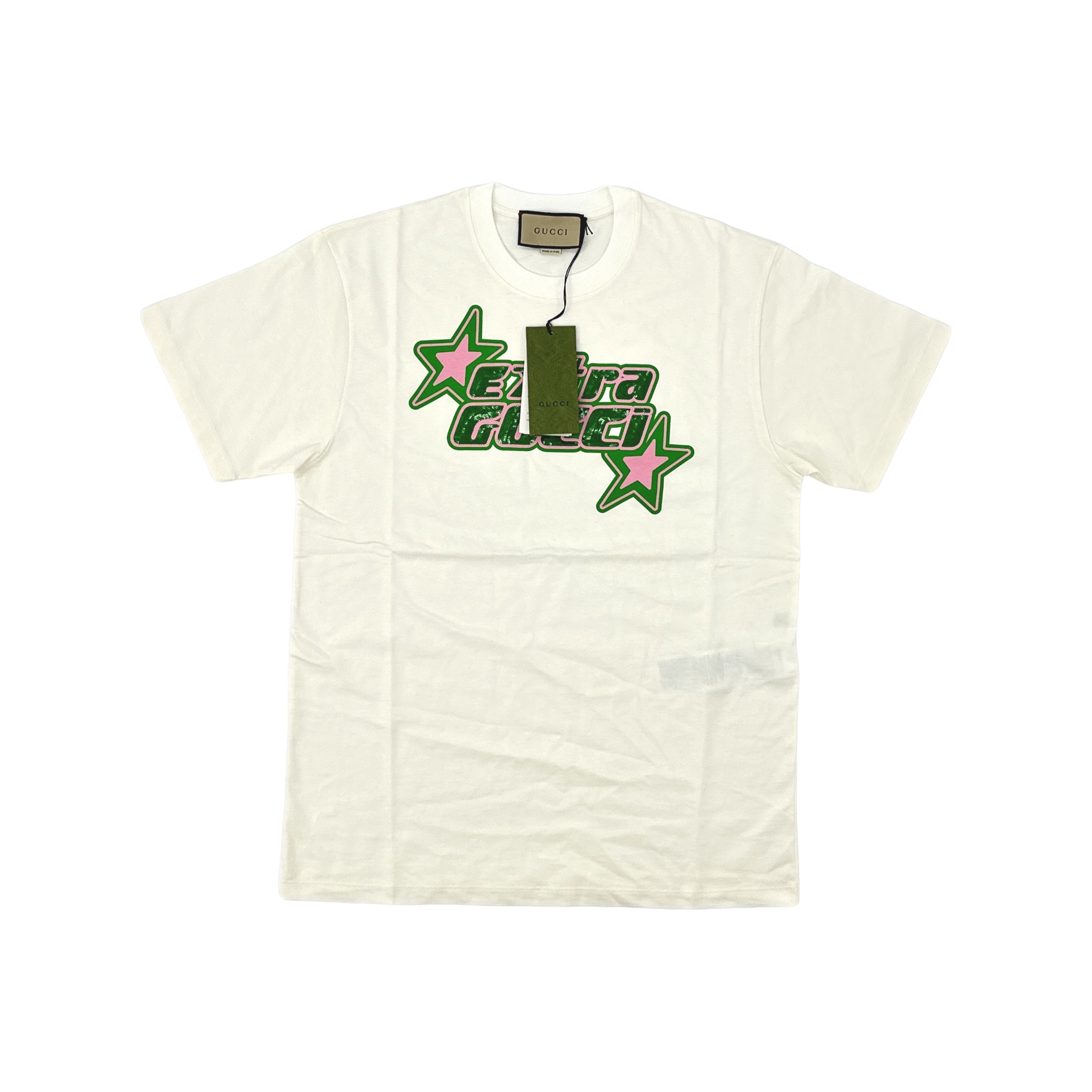 Gucci Gucci Sequin Embroidery Logo T-Shirt XS Size XS / US 0-2 / IT 36-38 - 1 Thumbnail