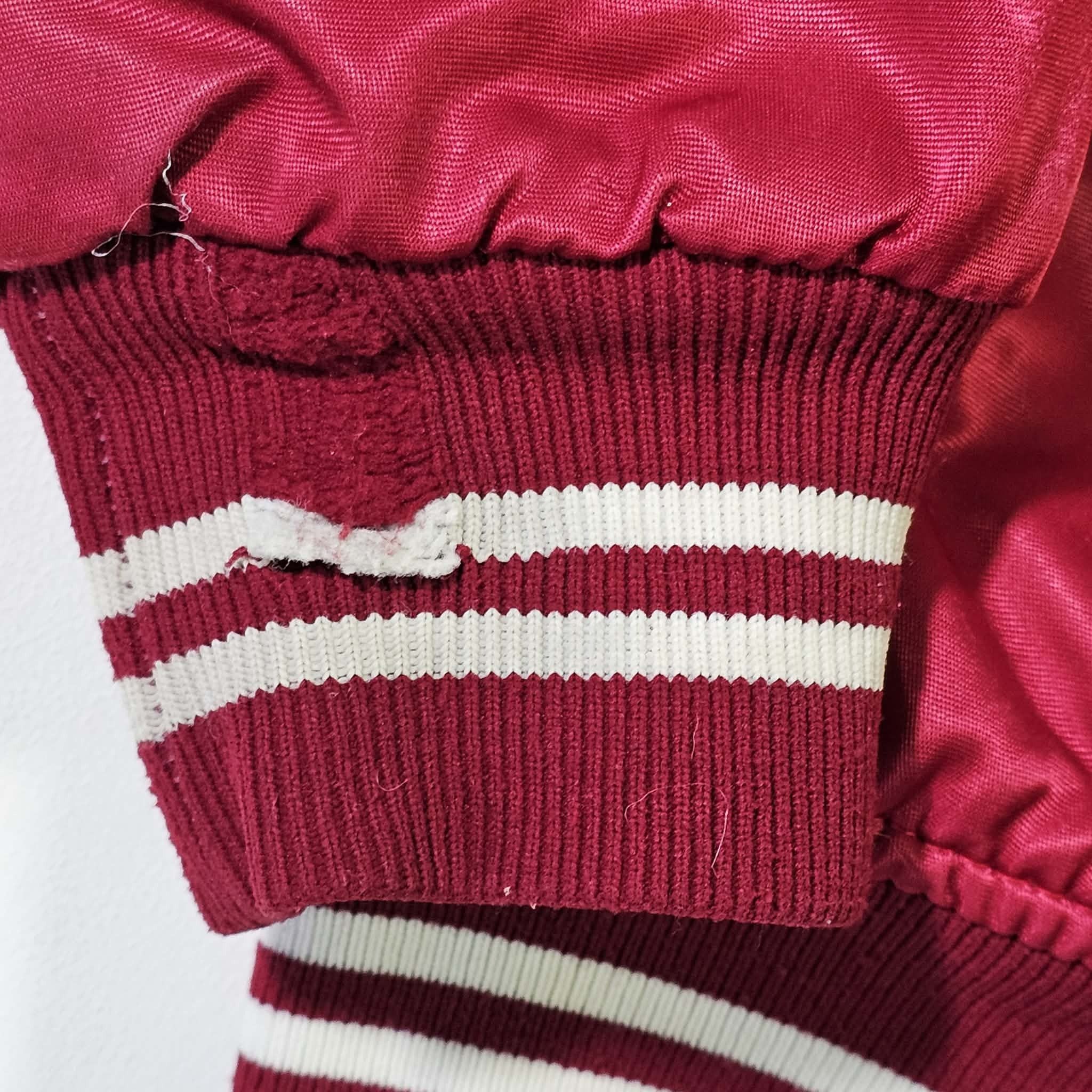 Starter Oklahoma Sooners Vintage 80s Satin Bomber Jacket Coat Size US M / EU 48-50 / 2 - 8 Thumbnail