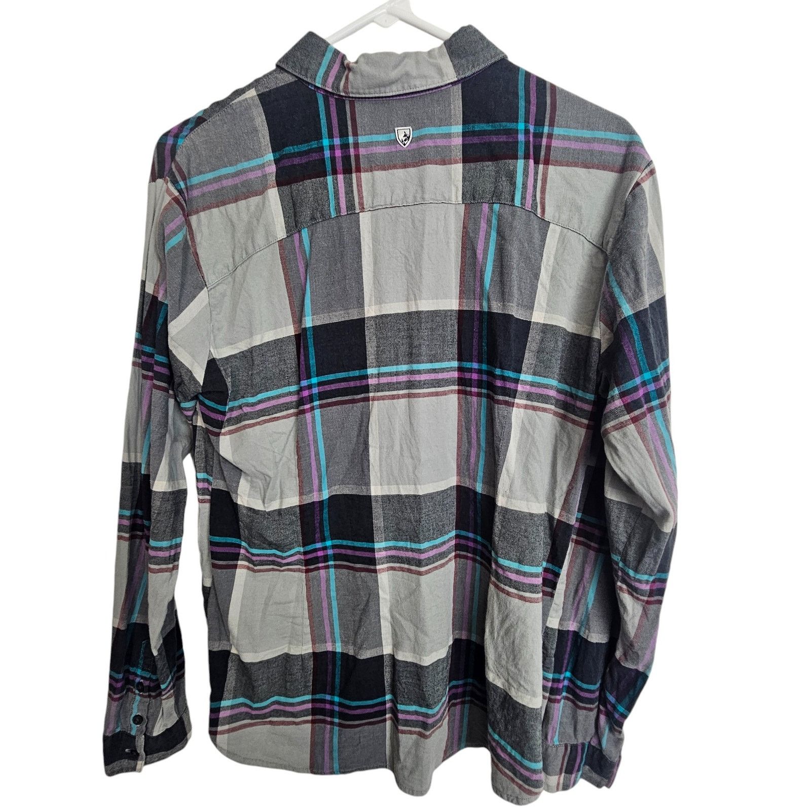 Kuhl Kuhl Womens Flannel Shirt Sz L Plaid Granola Girl Gorpcore Size L / US 10 / IT 46 - 8 Thumbnail