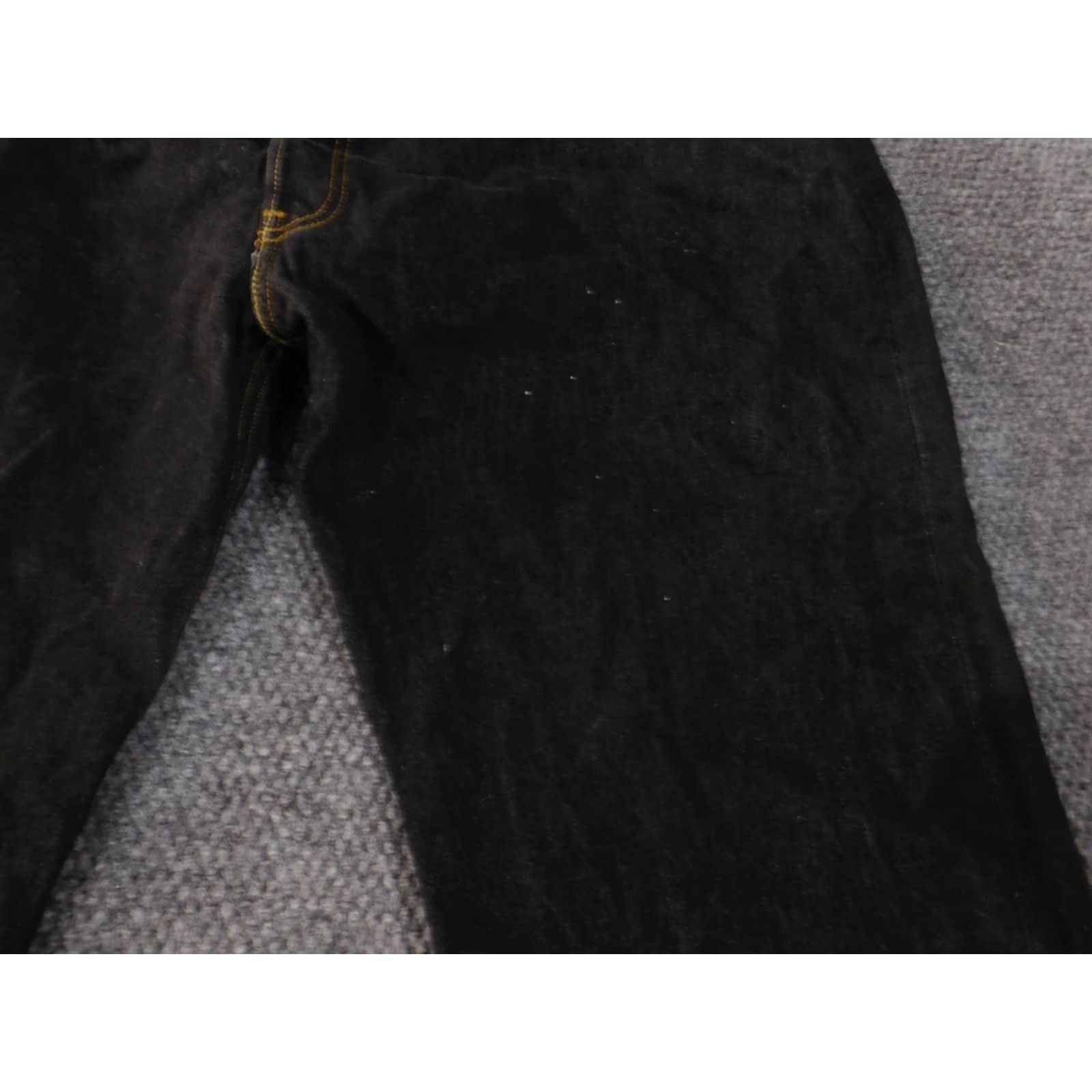 Levi's Levi's 501 Jeans Mens 46x28 Black Straight Button Fly Classic Denim Retro 90s Jeans Mens Regular Size US 30 / EU 46 - 2 Thumbnail