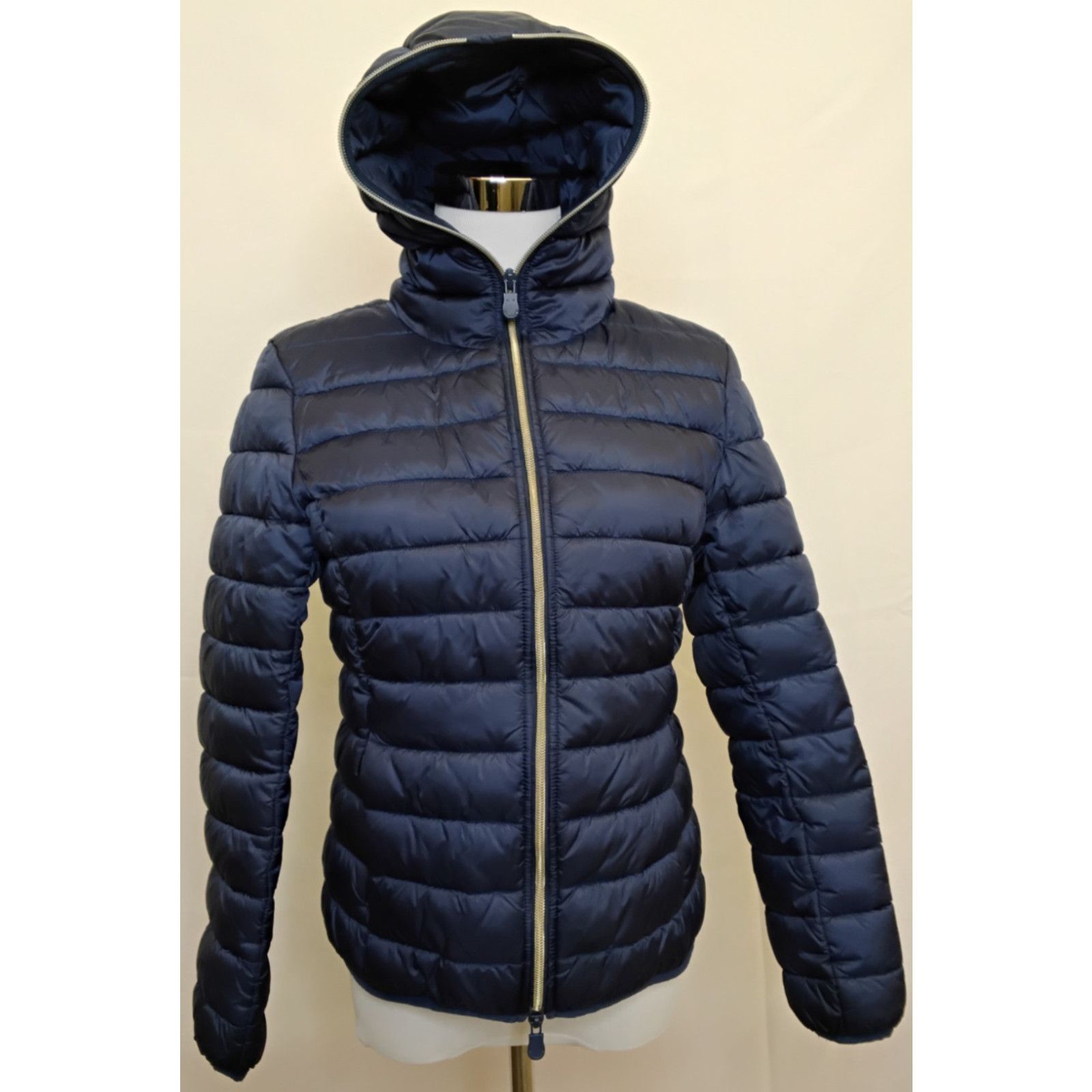 Save The Duck Save the Duck Puffy Coat Women's XS Blue Hooded Full Zip Size XS / US 0-2 / IT 36-38 - 2 Thumbnail