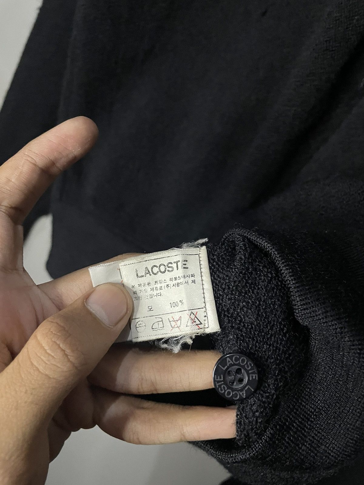 Lacoste Lacoste X vintage Y2k Cardigan Wool Size M / US 6-8 / IT 42-44 - 5 Thumbnail